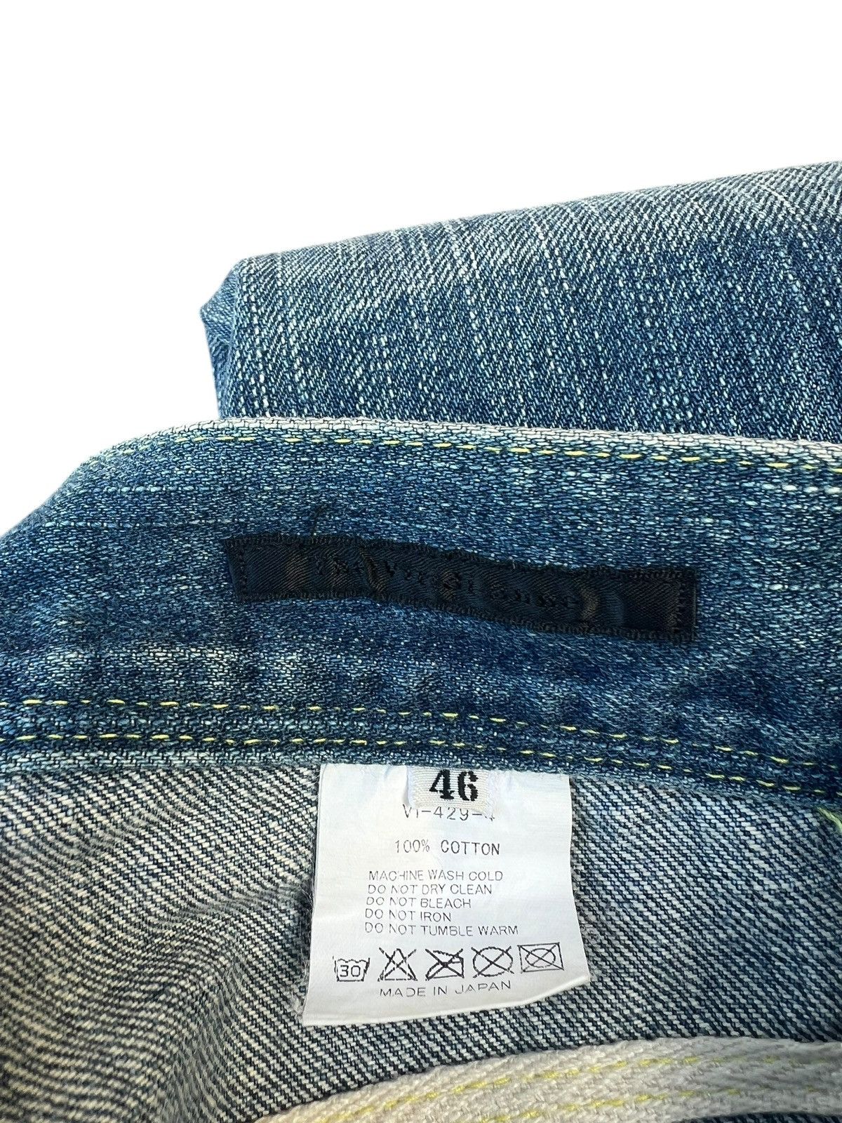 The Viridi-anne The Viridi-Anne Distressed Faded Stains Denim Selvedge Jeans Size US 30 / EU 46 - 20 Thumbnail