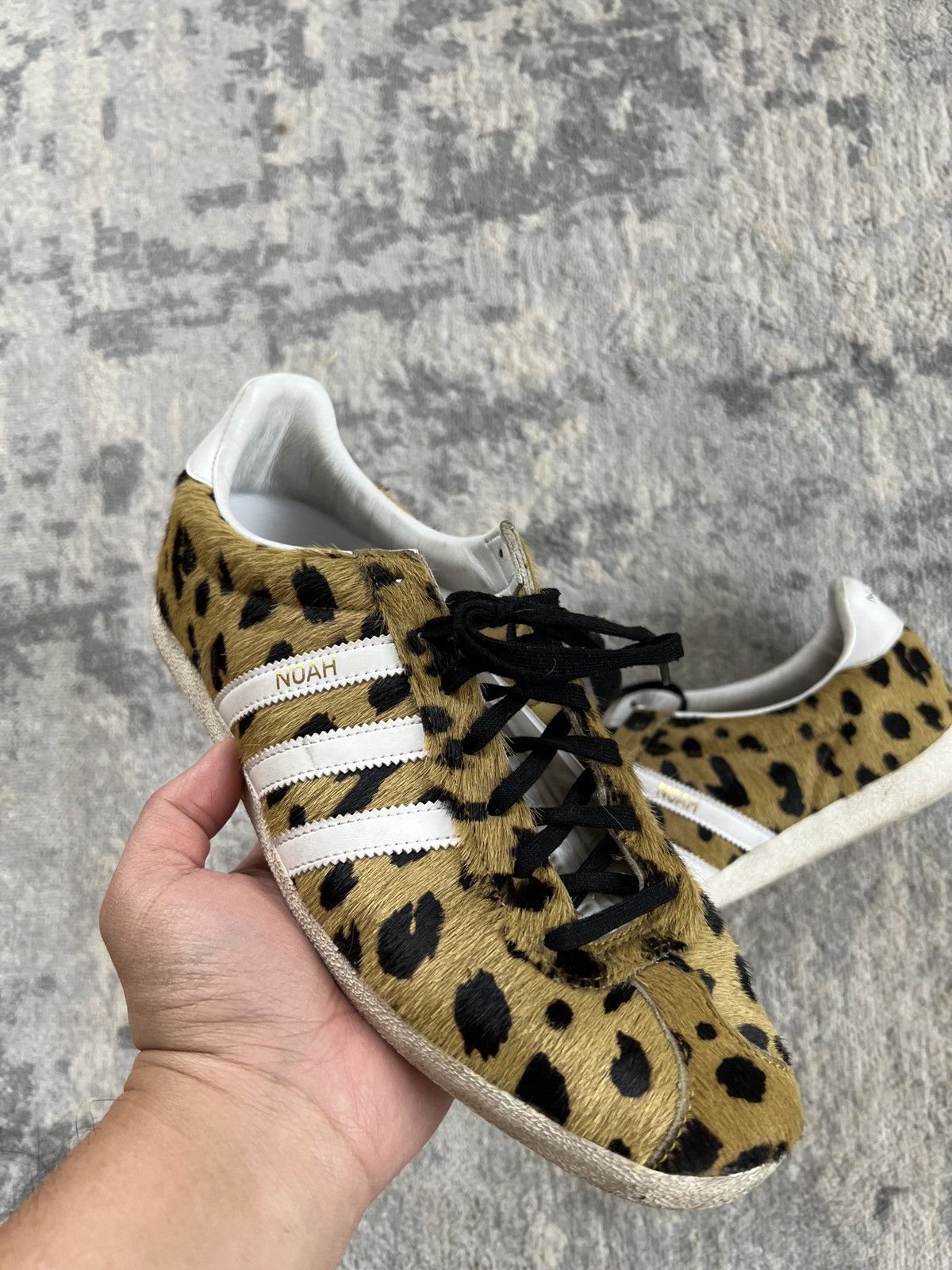 Adidas  Noah Adidas Noah Gazelle Cheetah Print | Grailed