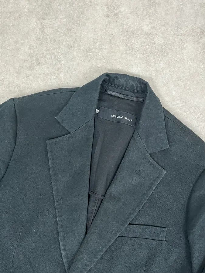 Dsquared2 AW2003 Dsquared2 Black Denim Pocket Blazer Jacket Size 42R - 5 Thumbnail