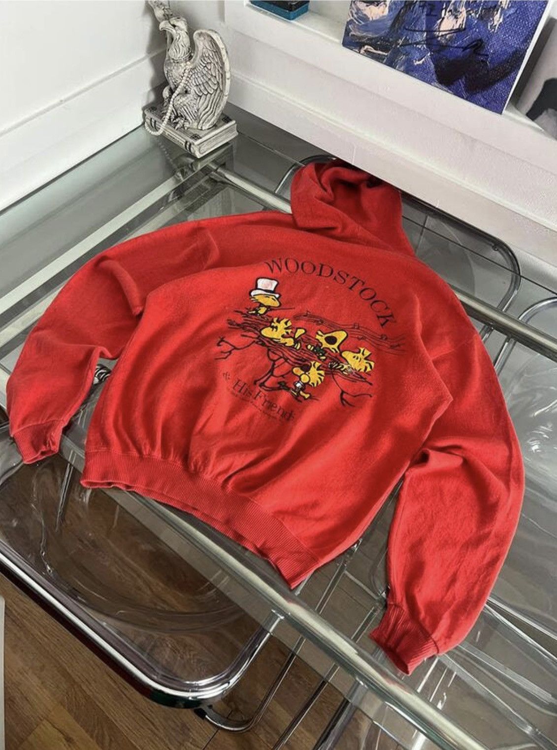 Vintage Vintage 1965 PEANUTS woodstock hoodie Size US L / EU 52-54 / 3 - 6 Thumbnail