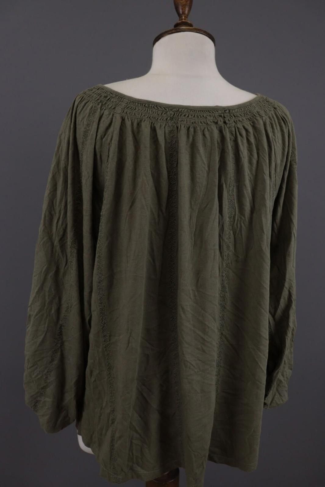 Lauren Ralph Lauren Lauren Ralph Lauren Gren Lagenlook Tunic Shirt Size 2XL Size XXL / US 16-18 / IT 52-54 - 12 Thumbnail
