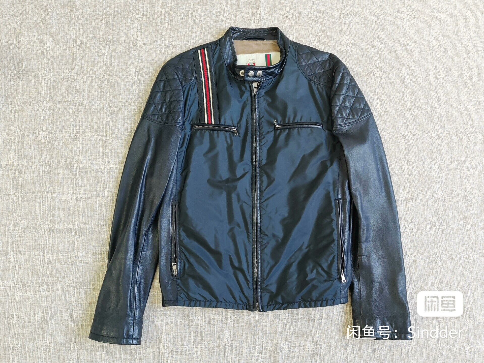 Gucci Gucci Men's Leather Jacket Size US M / EU 48-50 / 2 - 1 Thumbnail