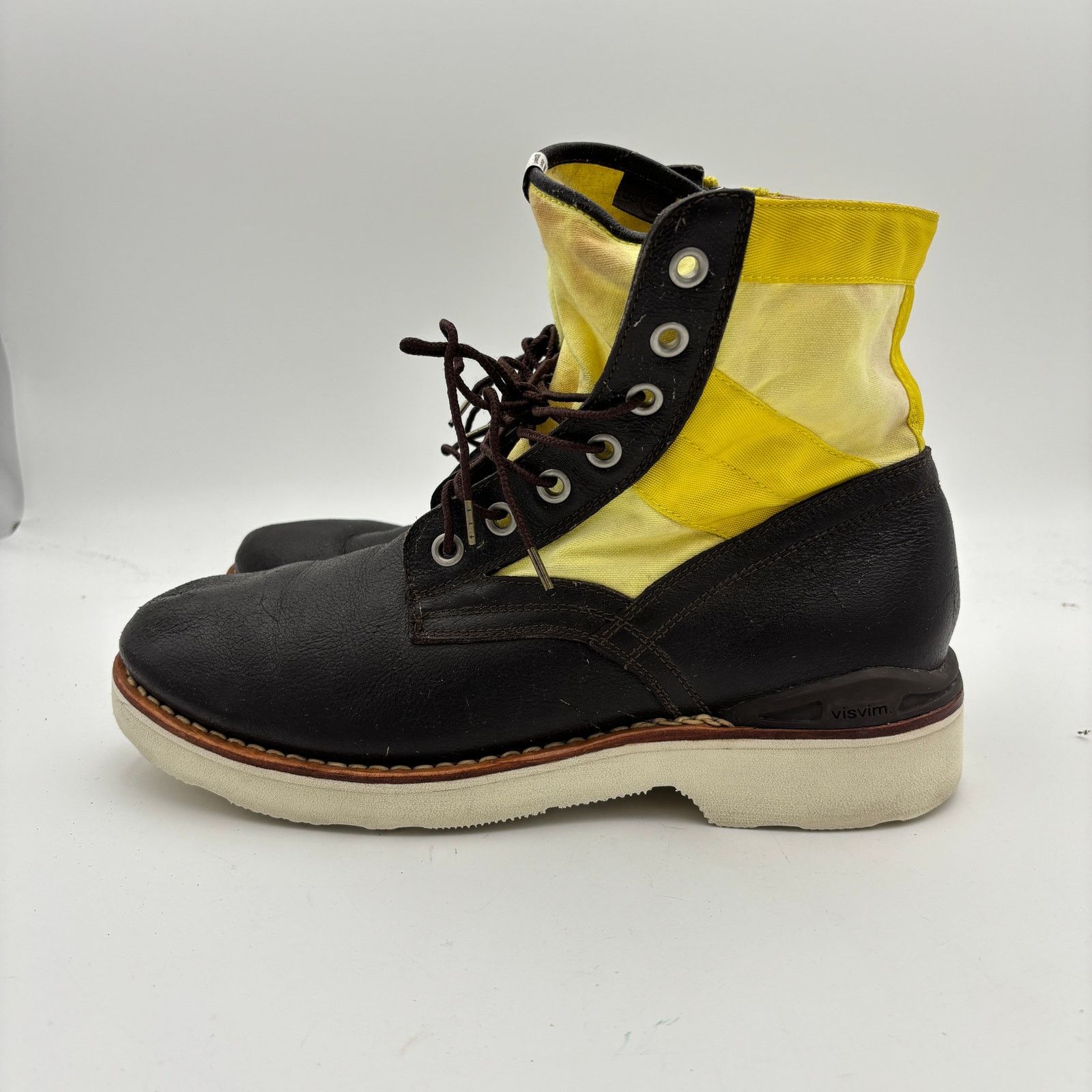 Visvim Visvim 7-Hole '73 Folk Yellow Boots Men's 12 Handmade Size US 12 / EU 45 - 5 Thumbnail