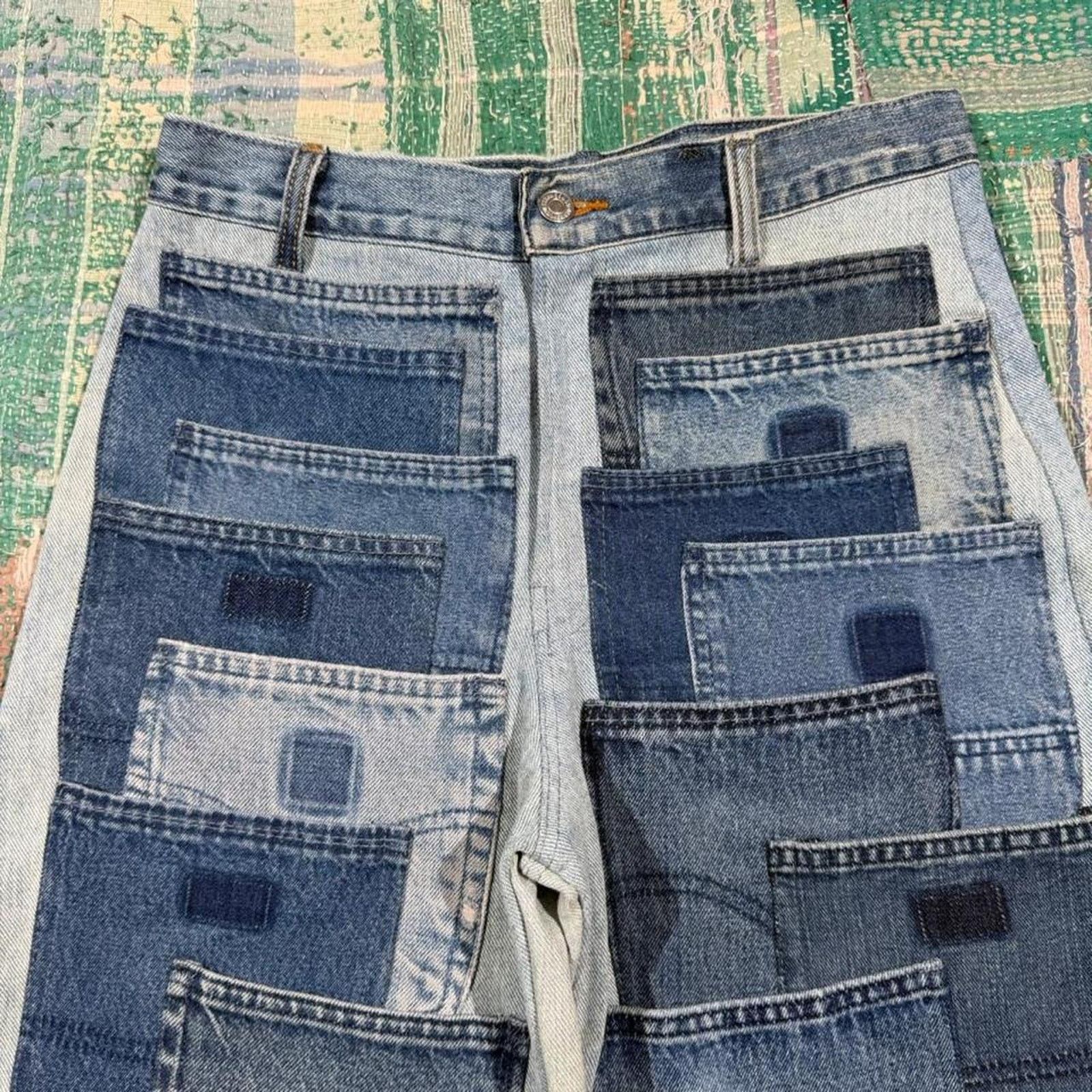 Other Custom patchwork baggy jorts size 30 Size US 30 / EU 46 - 3 Thumbnail