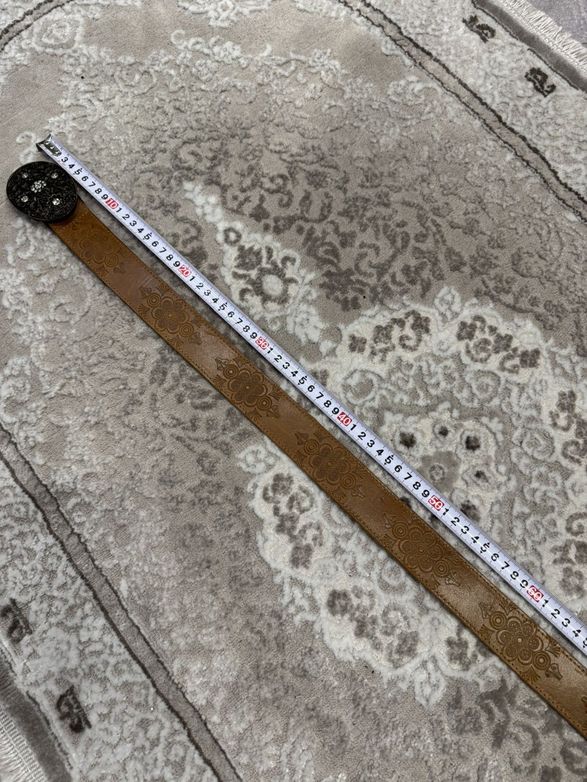 Japanese Brand 00ʼS NUMBER NINE STYLE JAPAN LEATHER Y2K BELT ARCHIVE BLACK Size ONE SIZE - 6 Thumbnail