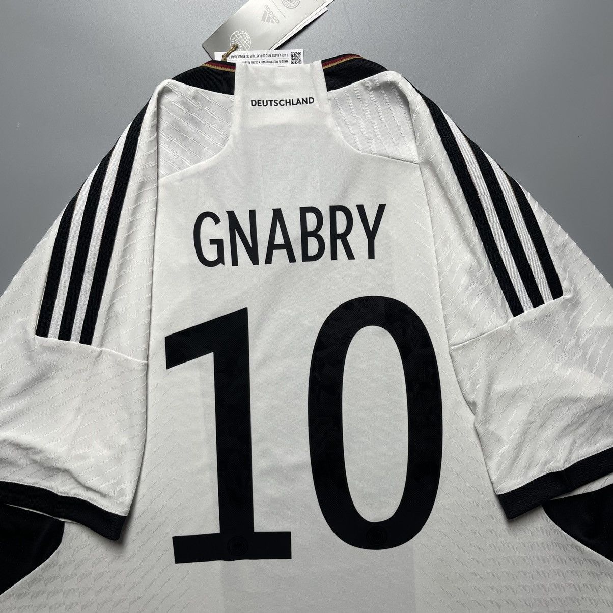 Adidas GERMANY ADIDAS 2022 WORLD CUP SOCCER HOME JERSEY #10 GNABRY Size US XXL / EU 58 / 5 - 11 Thumbnail