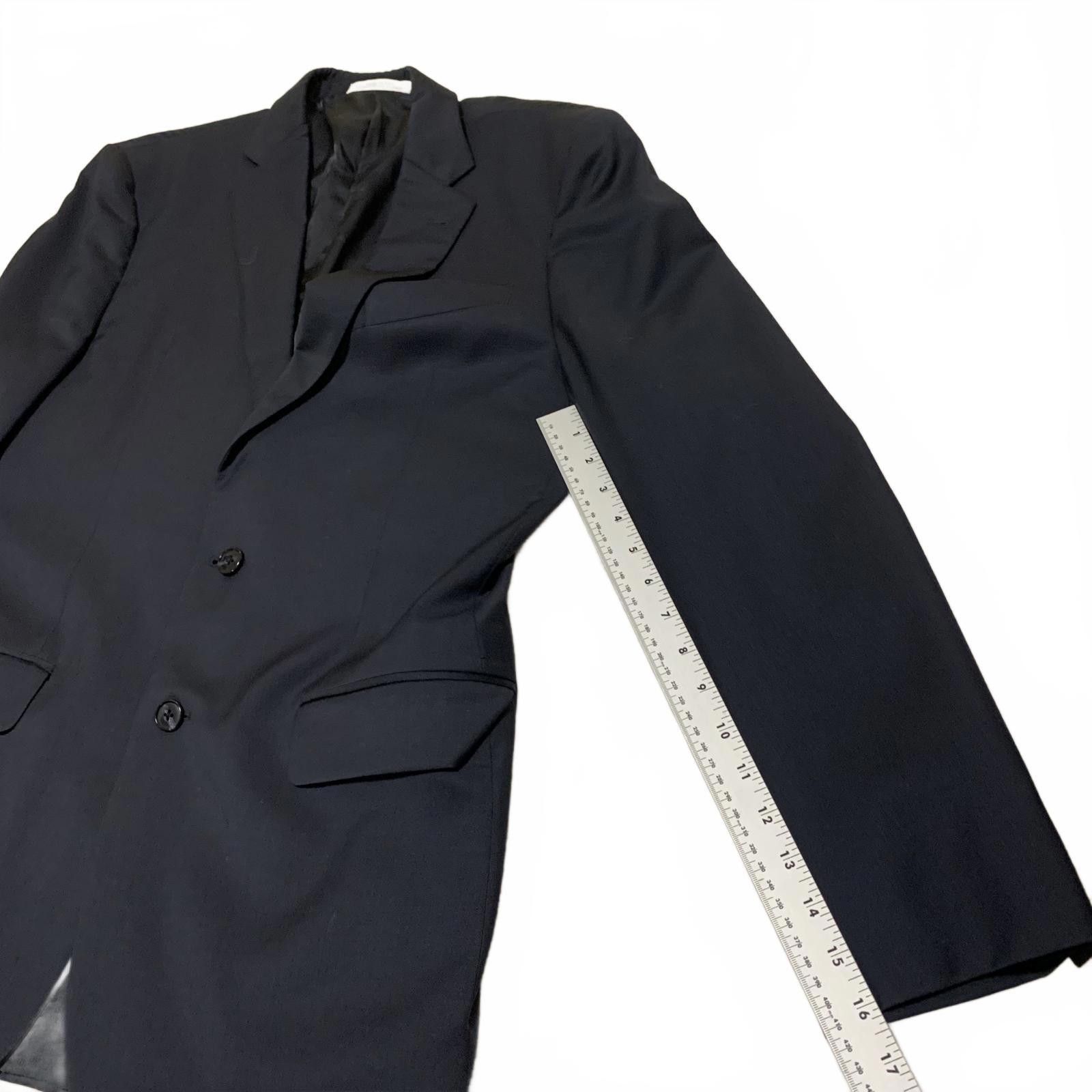 Joseph Abboud VTG Joseph Abboud 40L Black Wool Blazer Made in USA Size 40L - 11 Thumbnail