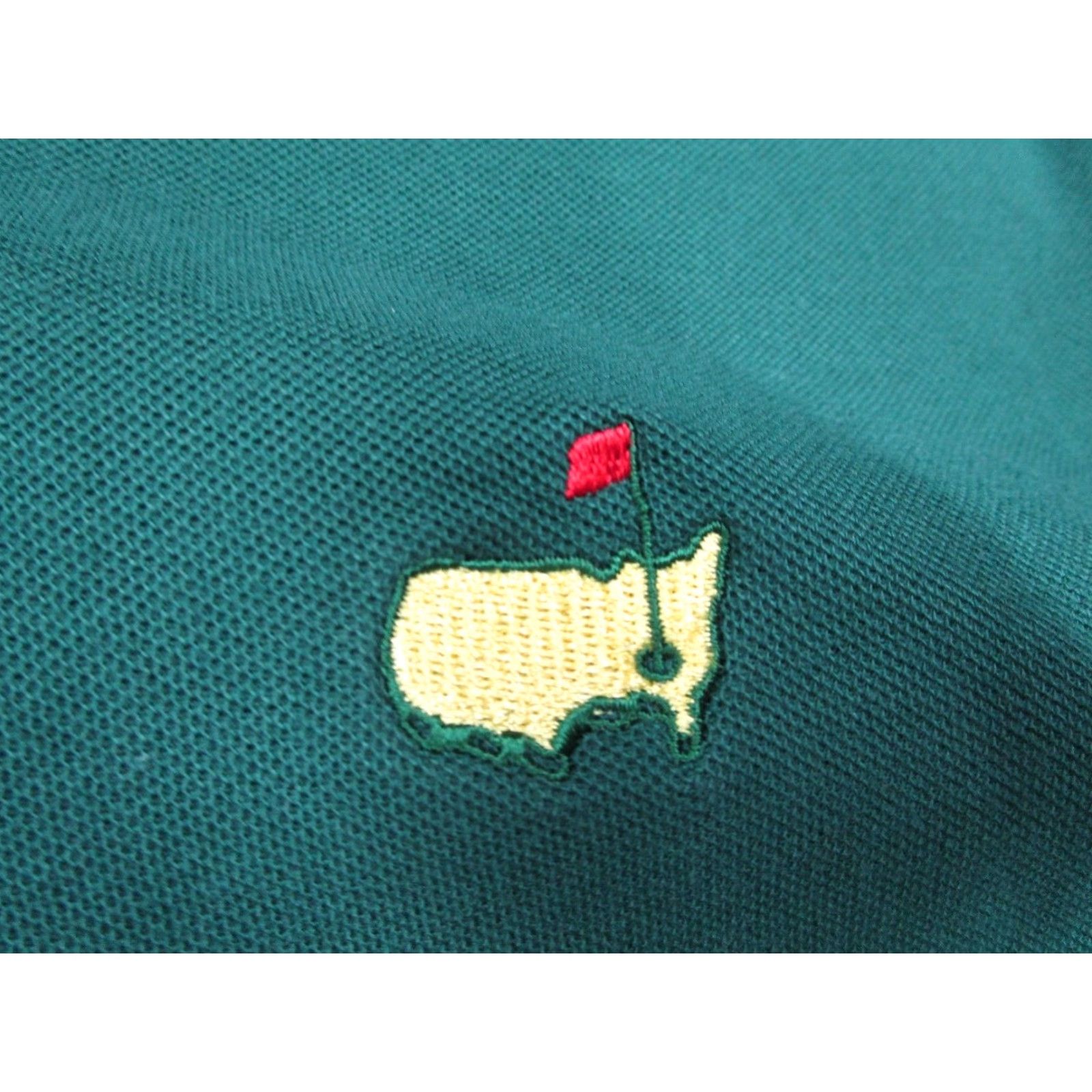 Vintage VINTAGE Masters Golf Shirt Mens 2XL Green Polo 100% Cotton Short Sleeve Embroidered Logo Made in Hong Kong - Regular Fit, 90s, Retro, Preppy, Sports Size US XXL / EU 58 / 5 - 4 Thumbnail