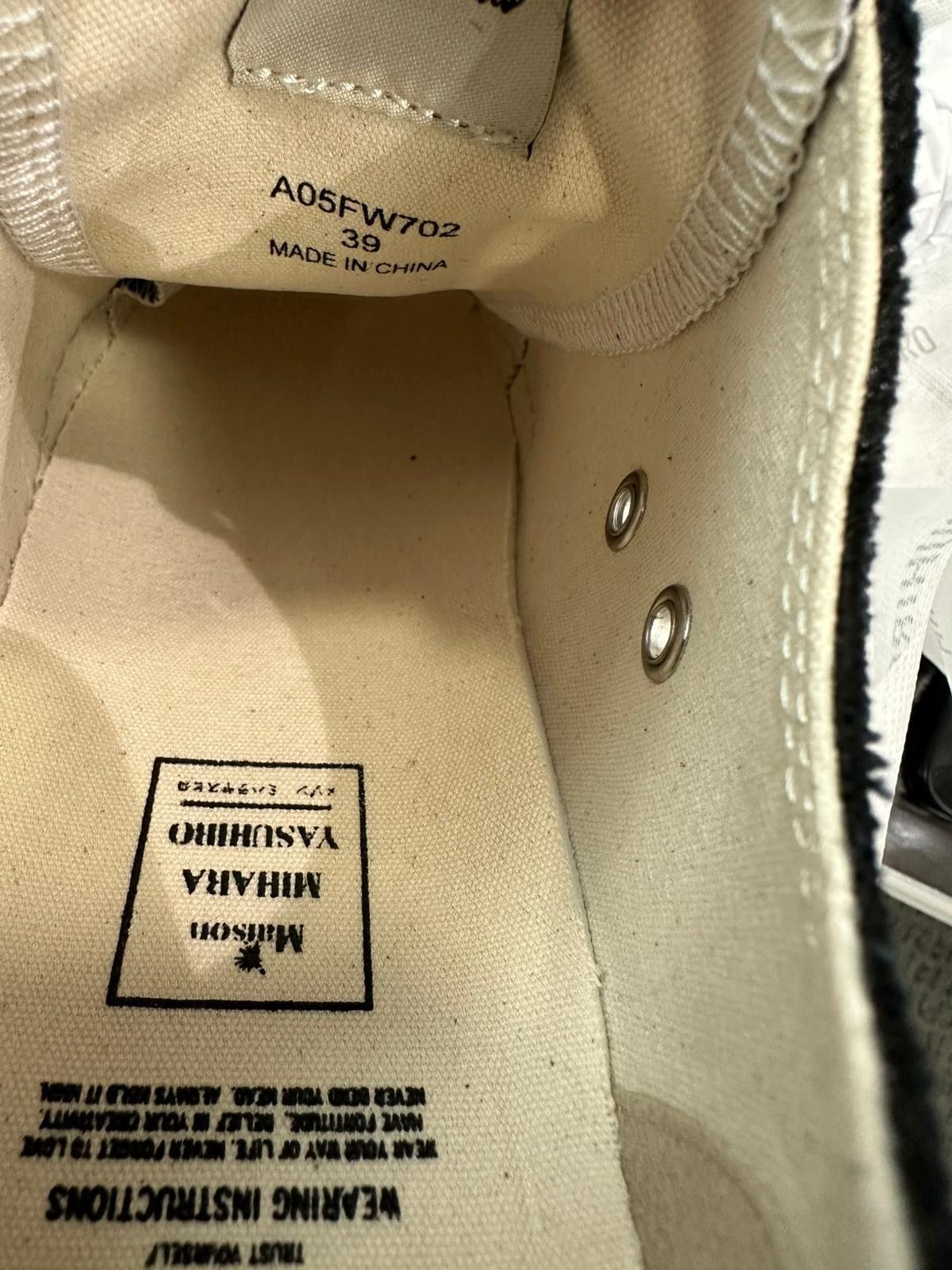 Maison MIHARA YASUHIRO MAISON MIHARA YASUHIRO - Hank Low Black Sneakers Size US 6 / EU 39 - 6 Thumbnail