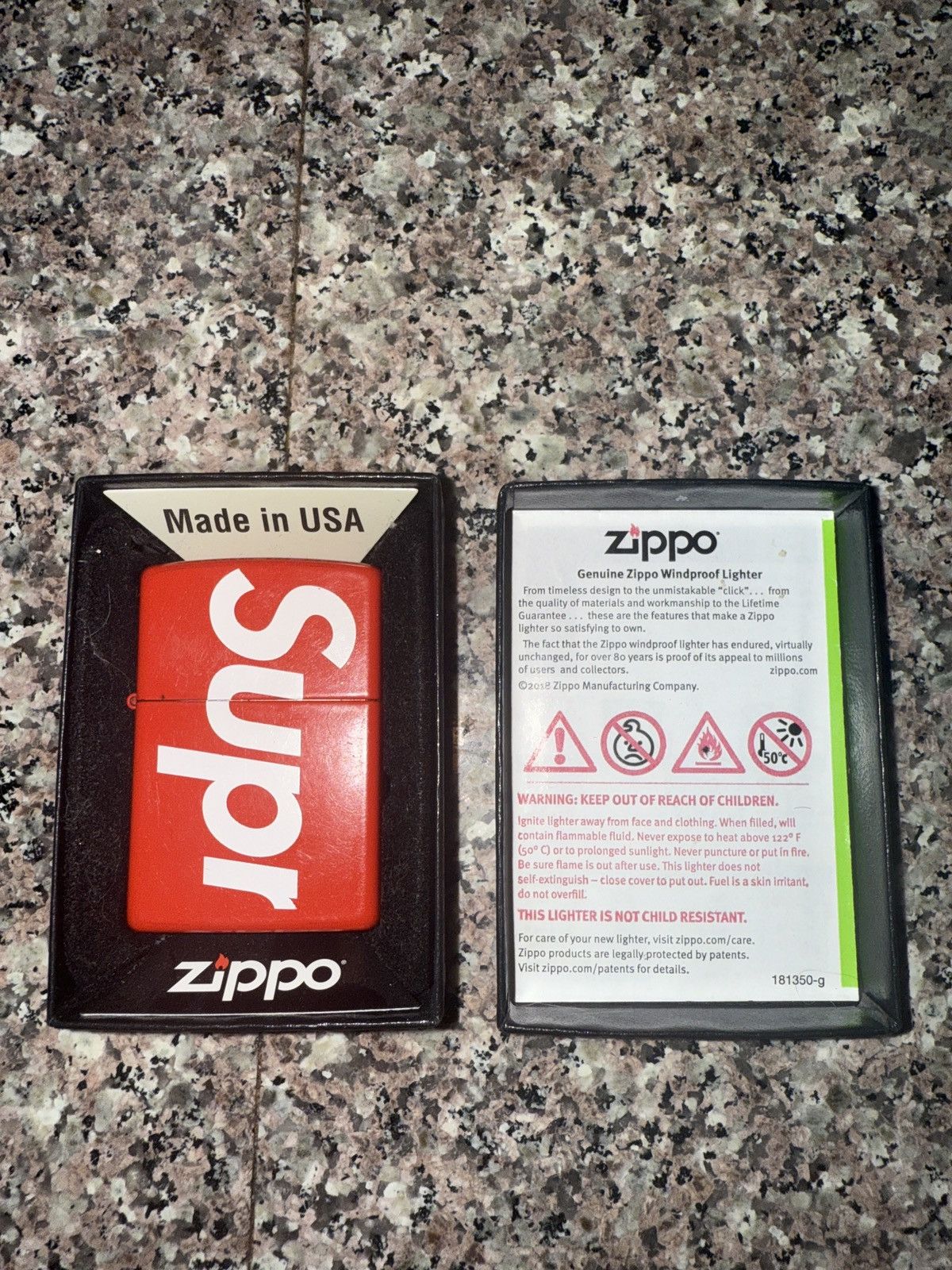 Zippo Supreme zippo red Size ONE SIZE - 1 Thumbnail