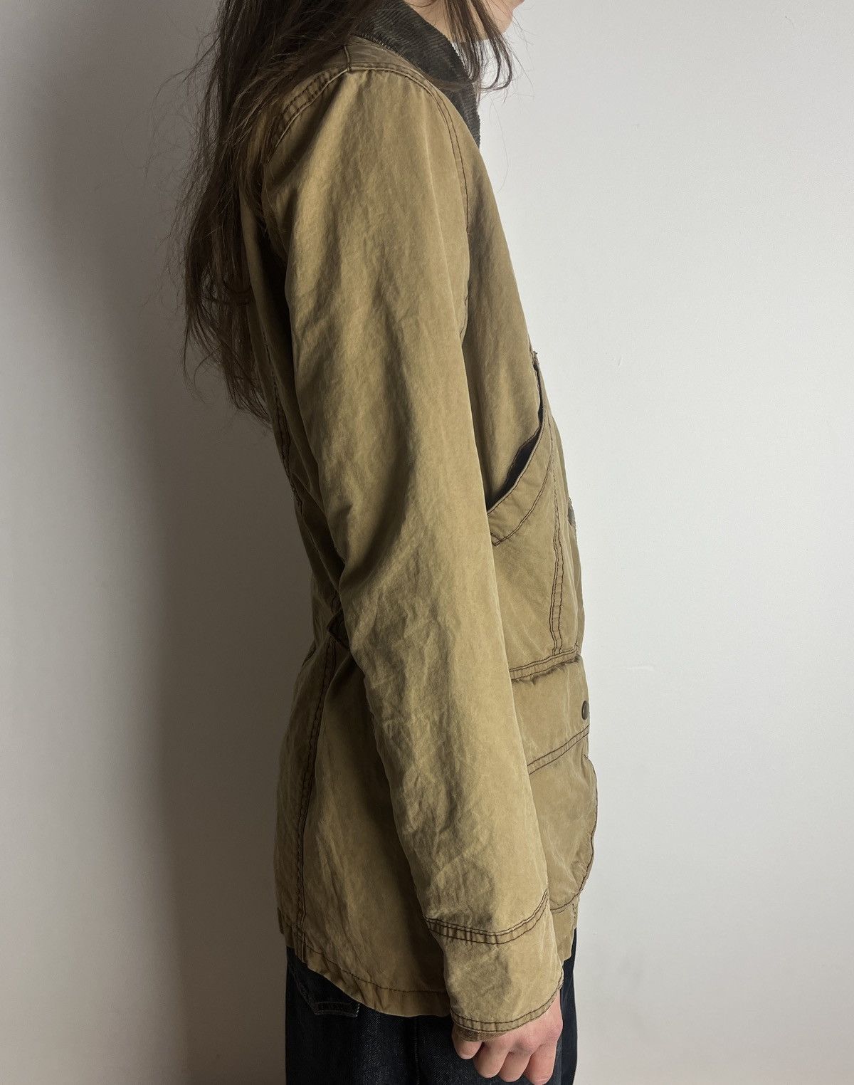 Barbour Vintage Barbour Beadnell Beige Wax Cotton Women's Jacket Size M / US 6-8 / IT 42-44 - 3 Thumbnail