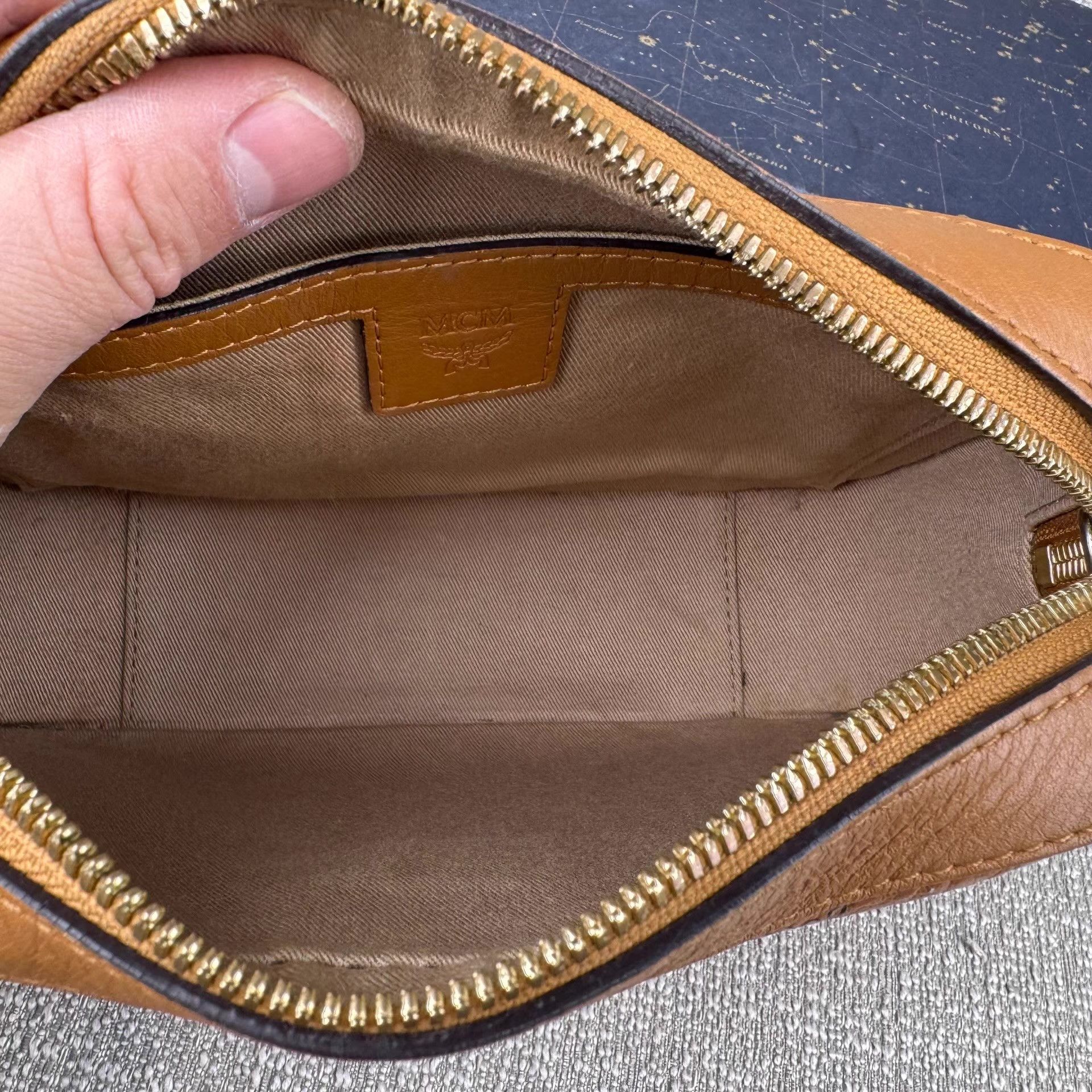 MCM MCM Vintage Cognac Camera Crossbody Chain Women's Bag Ｑ27 Size ONE SIZE - 6 Thumbnail