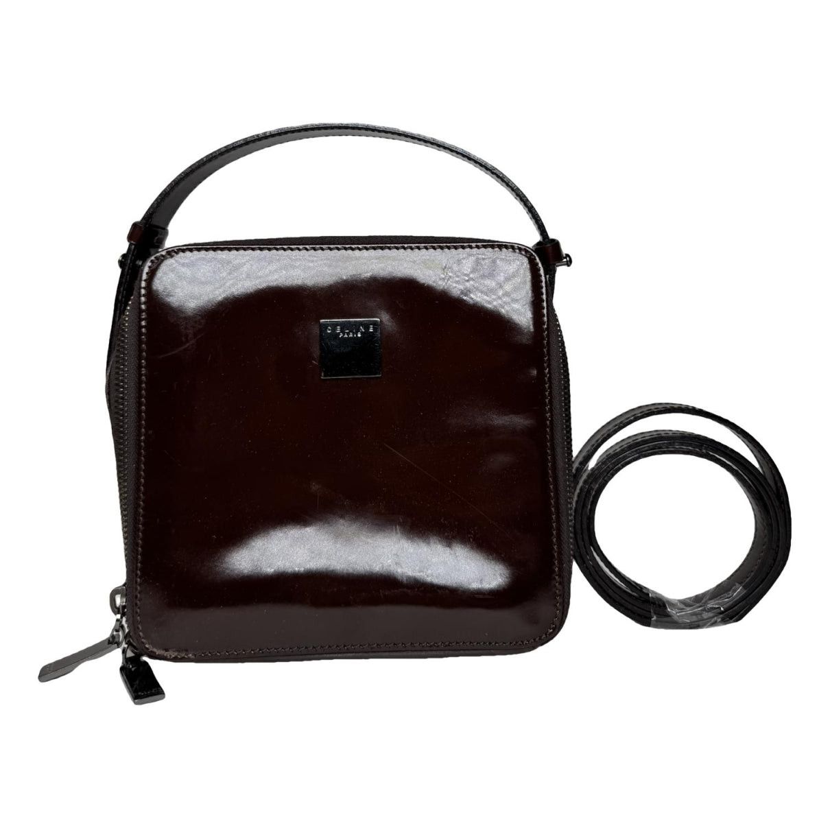 Celine Case flap Purple Patent Leather Handbag Size ONE SIZE - 1 Thumbnail