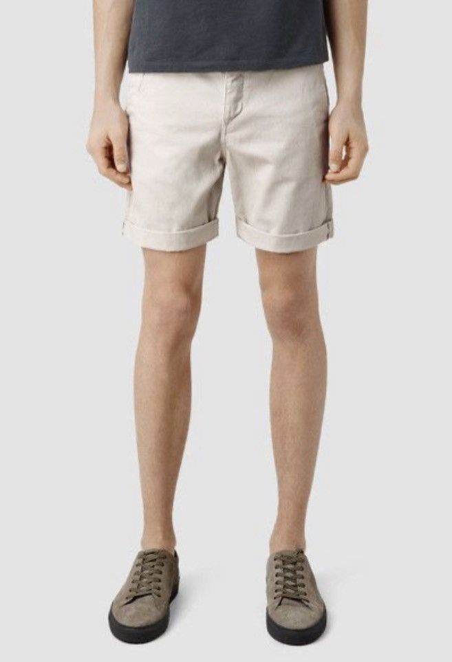 Allsaints $105 Allsaints Mitre Deck Fit Chino Button Fly Shorts Size US 28 / EU 44 - 1 Thumbnail