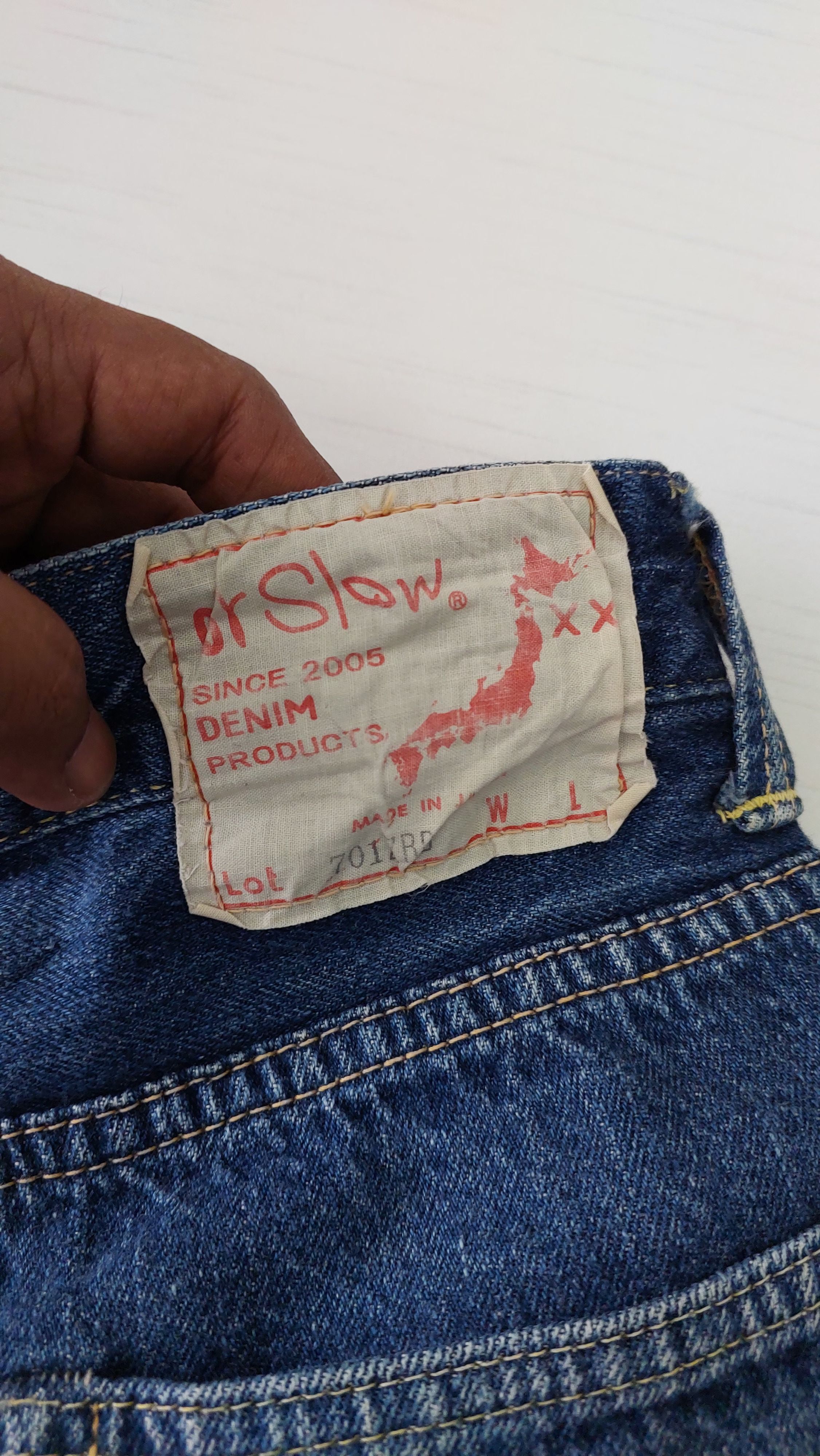 Orslow ORSLOW SALVAGE WOMEN'S JEANS PANT Size 27" / US 4 / IT 40 - 2 Thumbnail