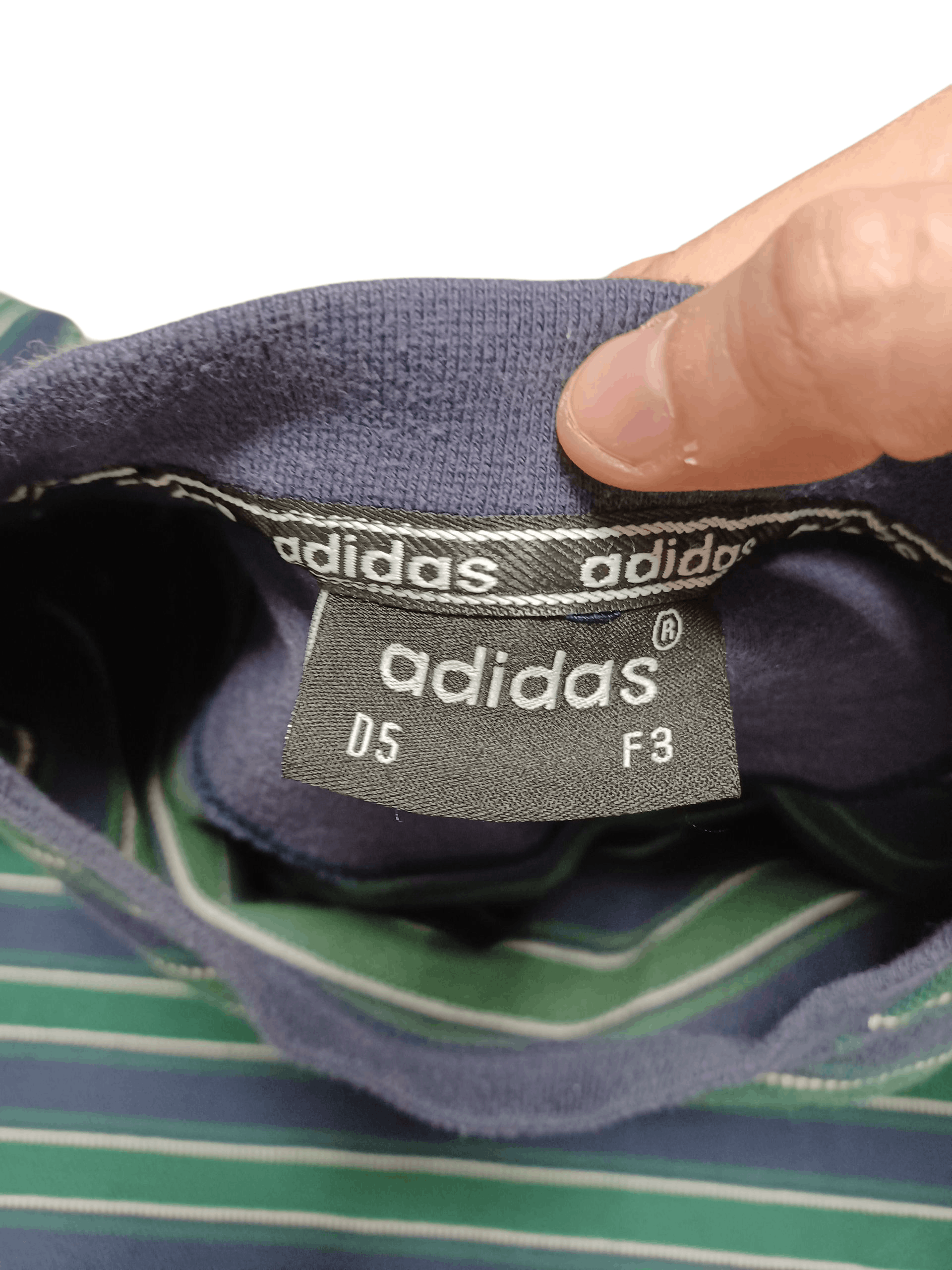 Adidas ADIDAS ORIGINALS VINTAGE 90S STRIPED FIRE TEE Size US M / EU 48-50 / 2 - 4 Thumbnail