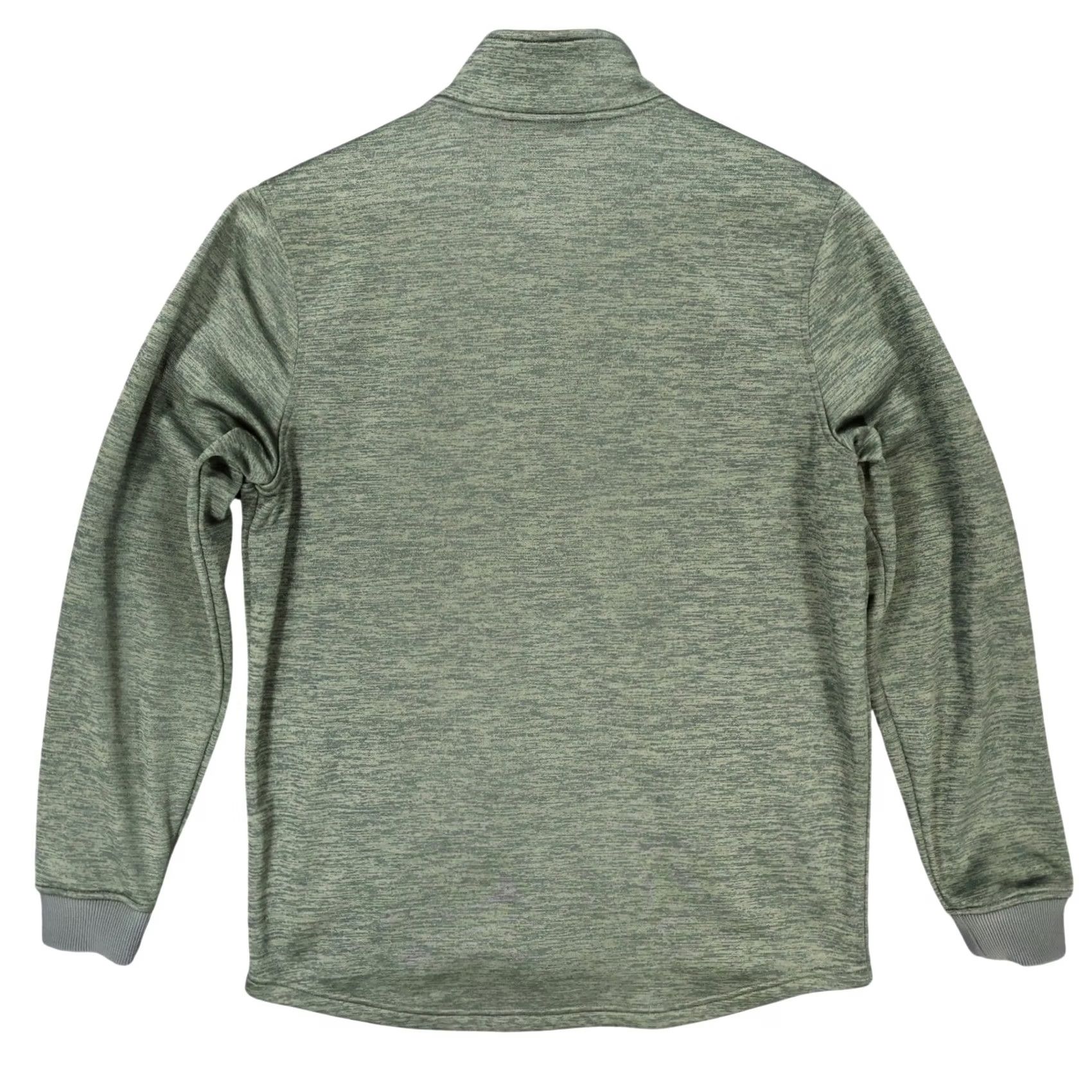 Under Armour Under Armour ColdGear Quarter Zip Pullover Mens Medium Green Fleece Size US M / EU 48-50 / 2 - 2 Thumbnail