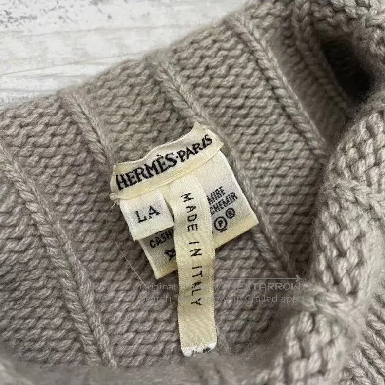 Hermes Hermes Beige pure cashmere knit sweater Size L / US 10 / IT 46 - 5 Thumbnail