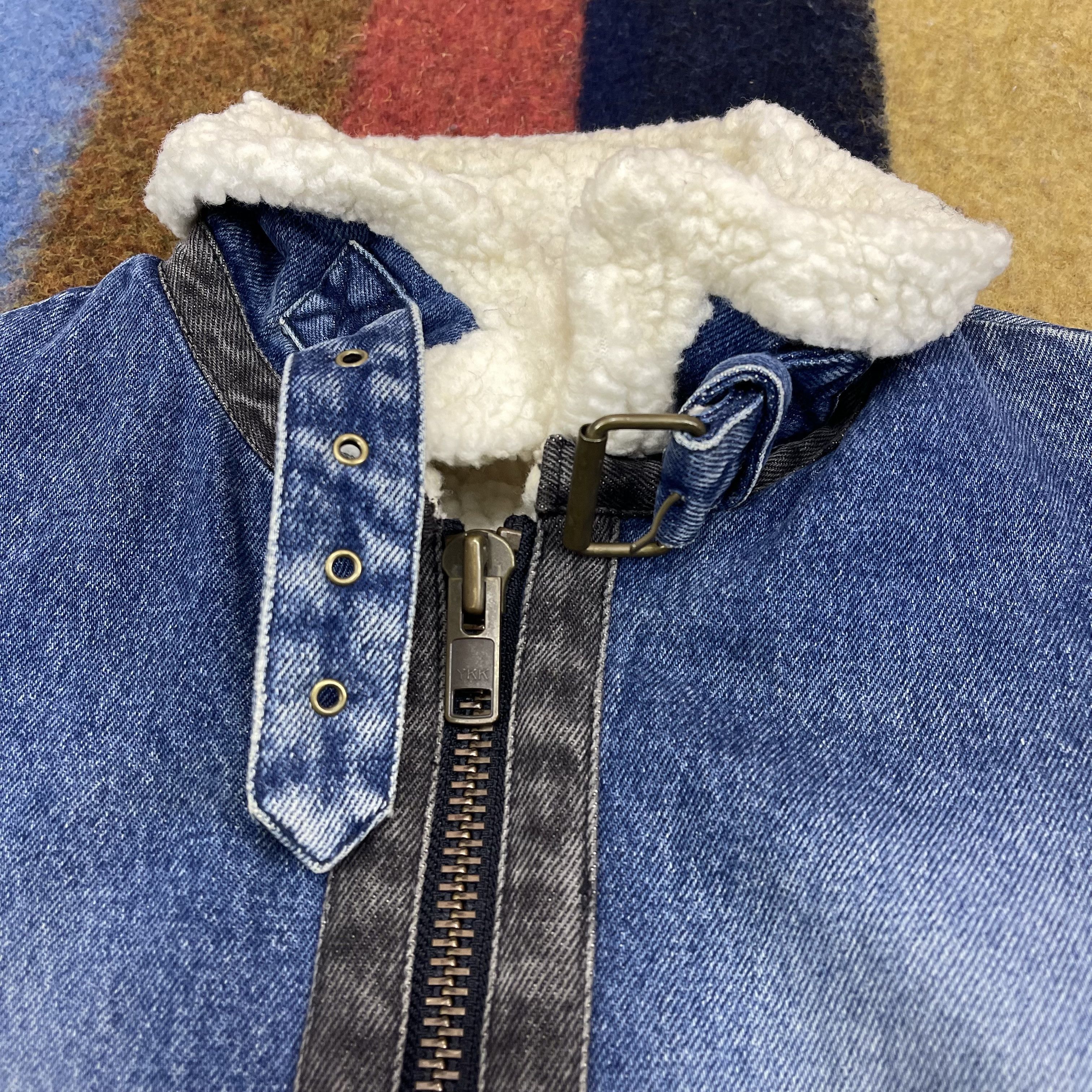 Beams Plus BEAMS BOY Denim Jacket / Fur Jacket #2374-03 Size US S / EU 44-46 / 1 - 2 Thumbnail
