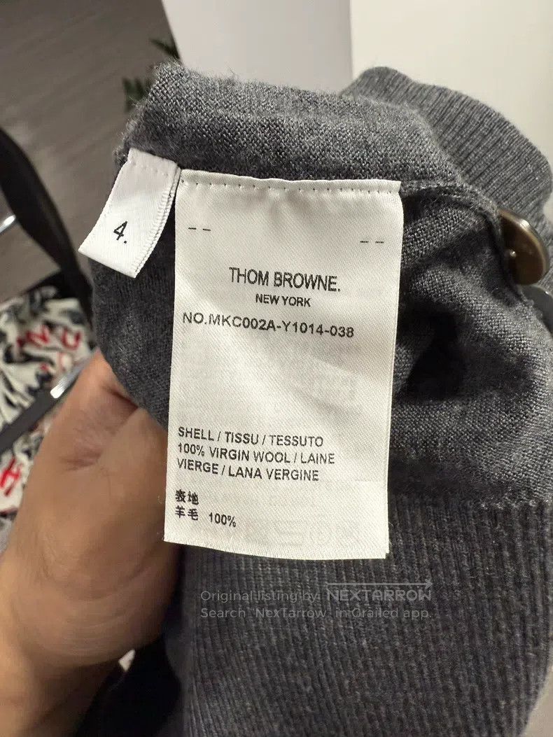 Thom Browne Thom Browne a cardigan Size US XL / EU 56 / 4 - 5 Thumbnail