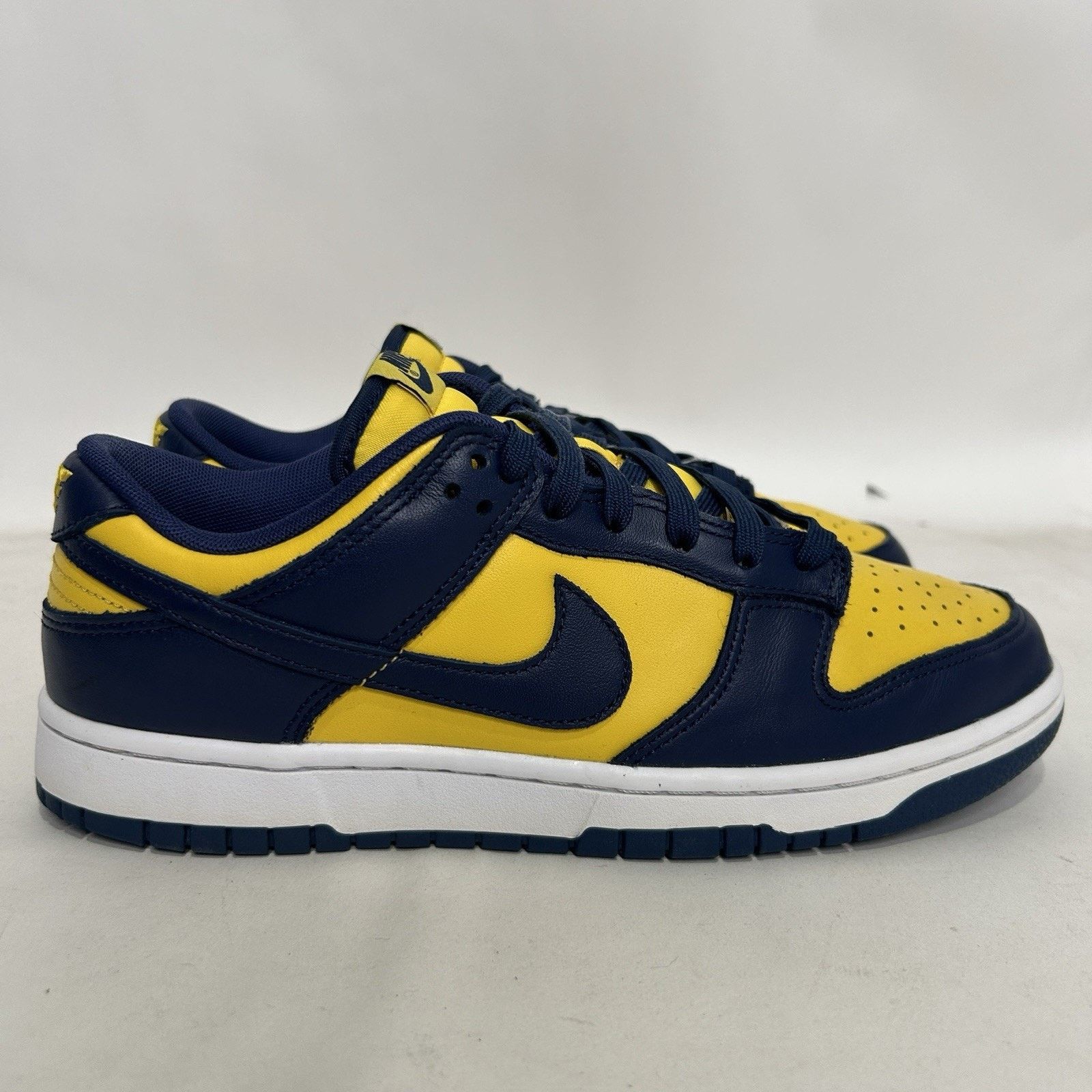 Nike Nike Dunk Low Retro “Michigan/Yellow Blue” Size US 9 / EU 42 - 4 Thumbnail