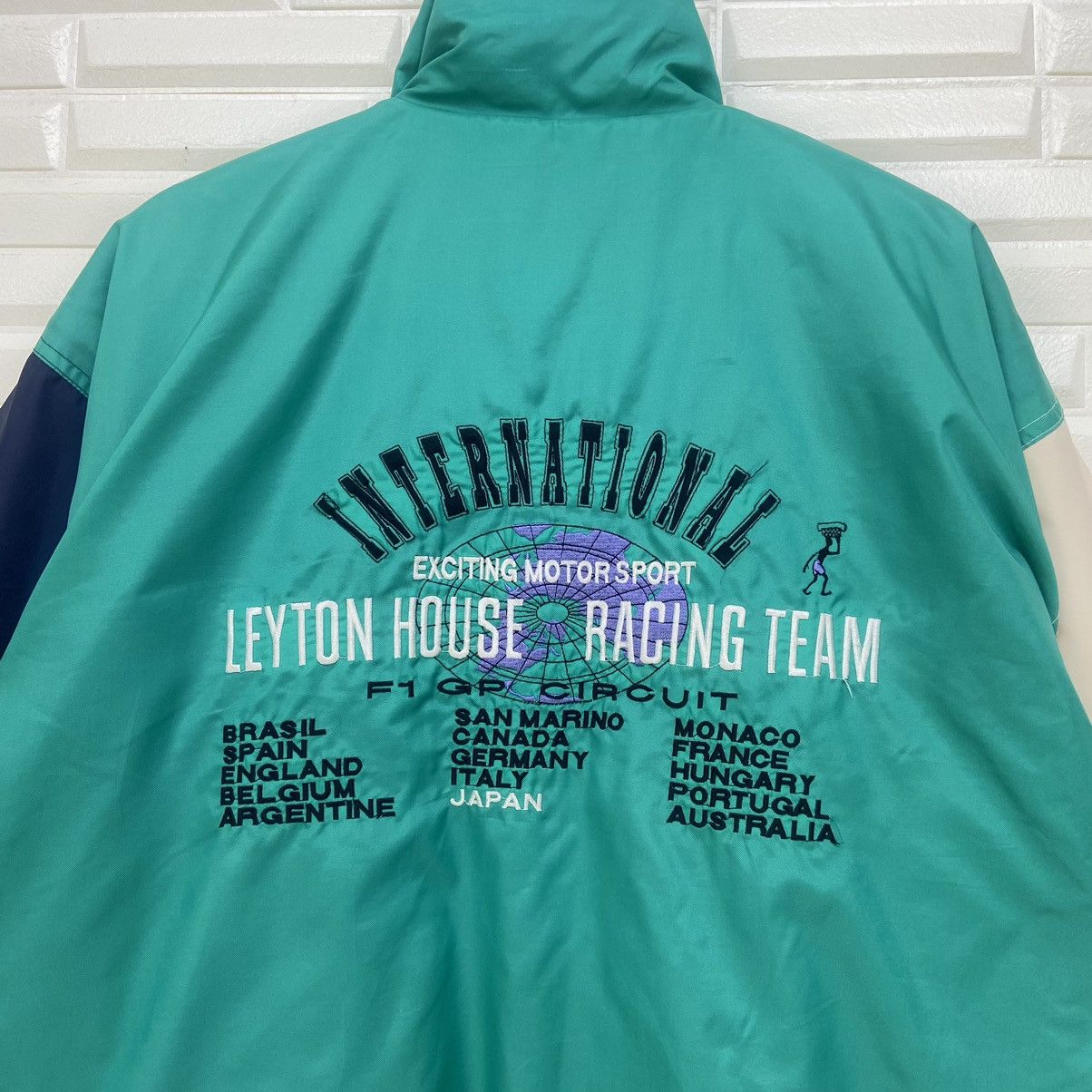 Gear for Sports Vintage Leyton House Racing Team F1 GP Circuit Jacket Size US L / EU 52-54 / 3 - 14 Thumbnail