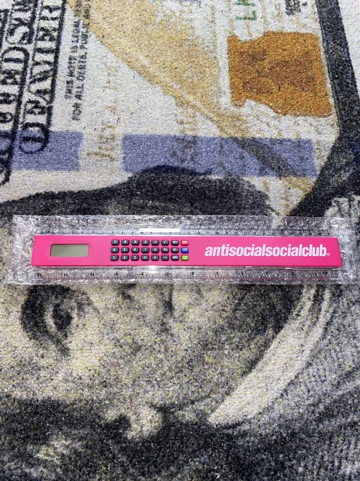 Anti Social Social Club Anti Social Social Club Ruler & Calculator Size ONE SIZE - 1 Thumbnail