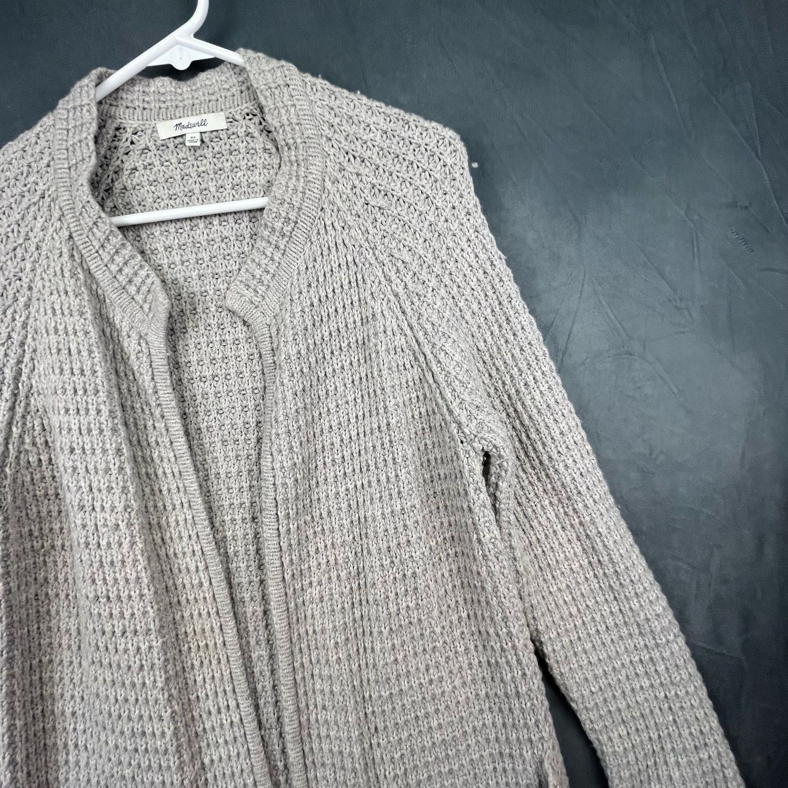 Madewell Madewell Knit Cardigan Sweater Wool-Blend Long Oversized XS Size XS / US 0-2 / IT 36-38 - 2 Thumbnail