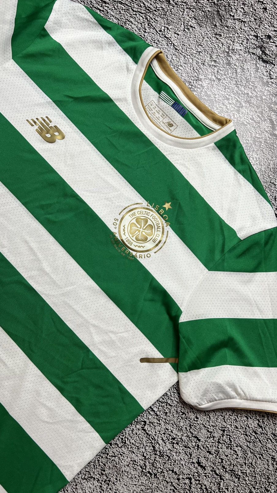 New Balance 2017-2018 Celtic 50years anniversary new balance jersey Size US XL / EU 56 / 4 - 2 Thumbnail