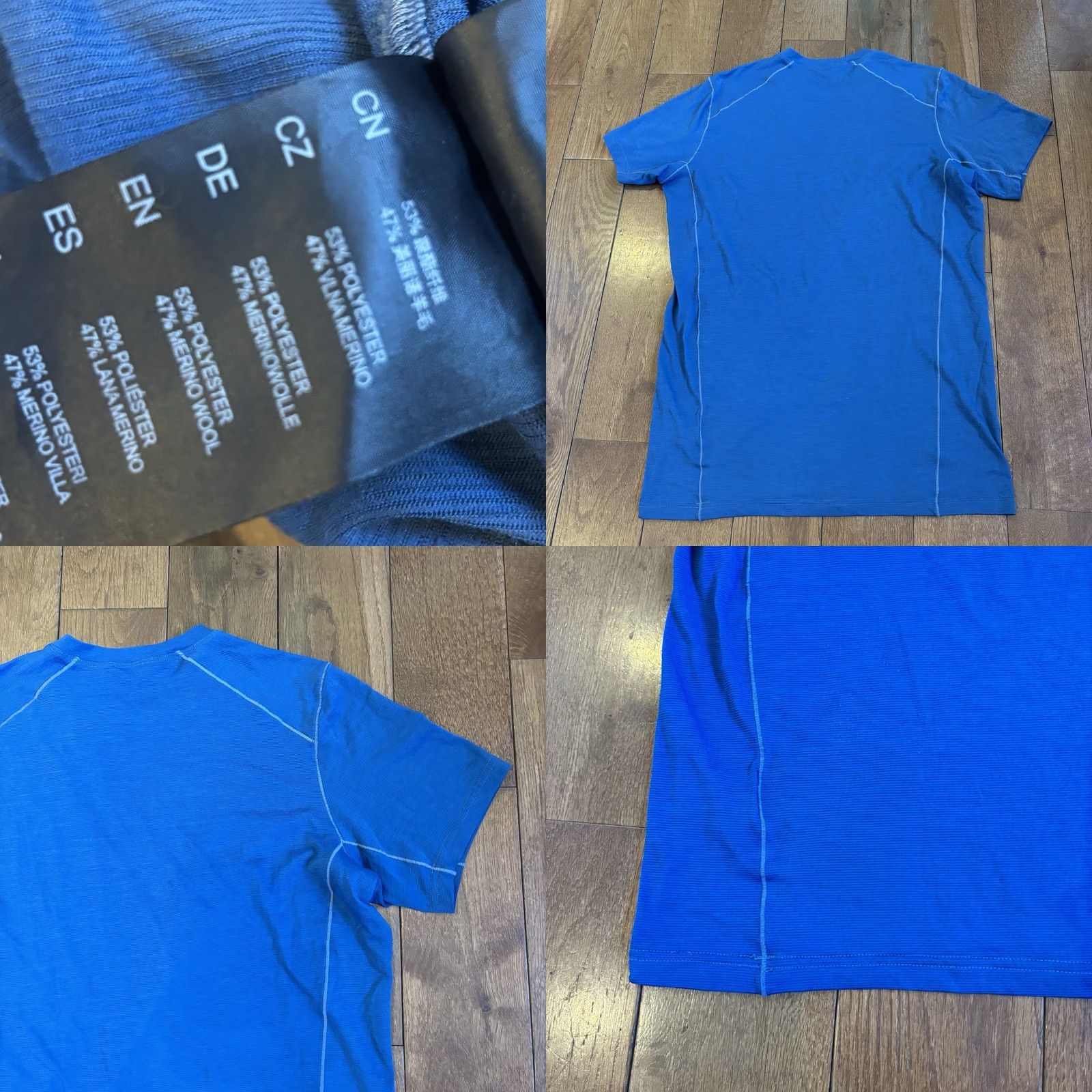 Vintage Kuhl Valiant T Shirt Performance Wool Blend Blue Baselayer S Mens Size US S / EU 44-46 / 1 - 8 Thumbnail