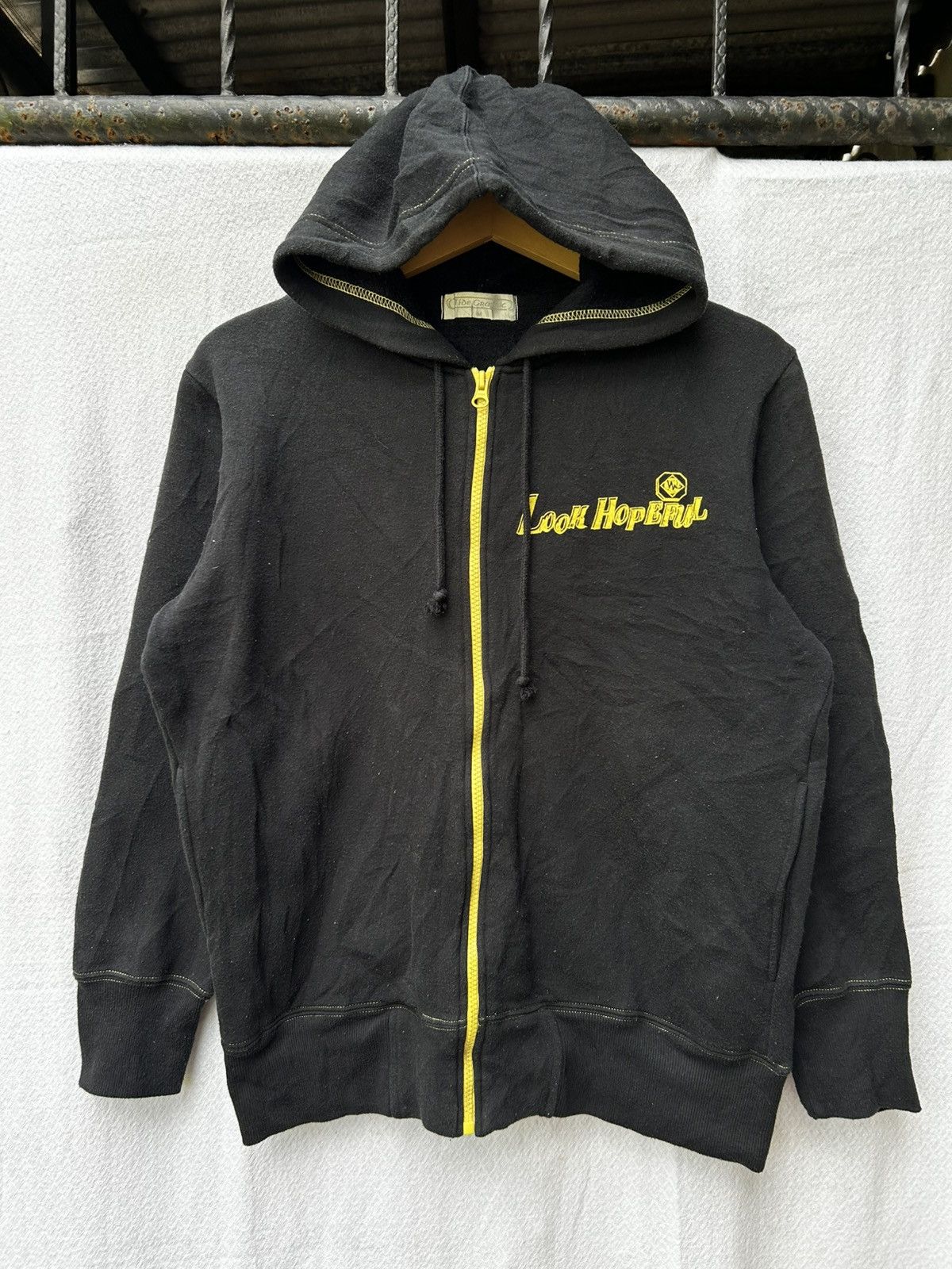 Japanese tioe graphic hoodie poem zipper Ifsixwasnine lgb