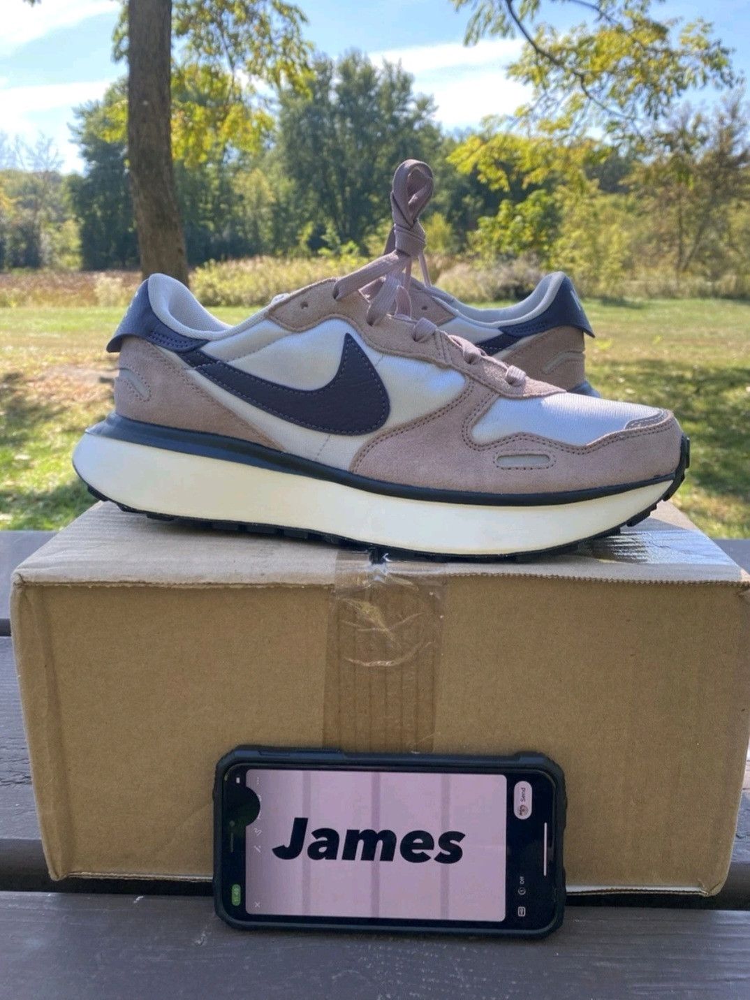 Nike Phoenix Waffle Light Violet Ore Dark Raisin Size 10.5 W (9M) Size US 10.5 / IT 40.5 - 1 Thumbnail