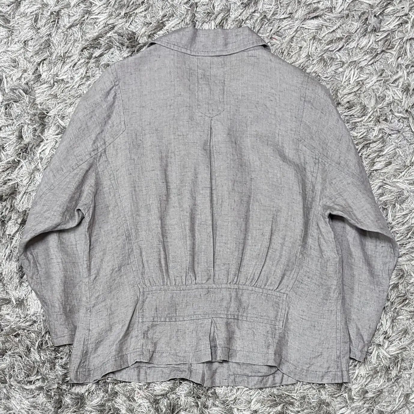 Issey Miyake S/S 2003 Issey Miyake Plantation Cropped Jacket Button Up Size M / US 6-8 / IT 42-44 - 2 Thumbnail