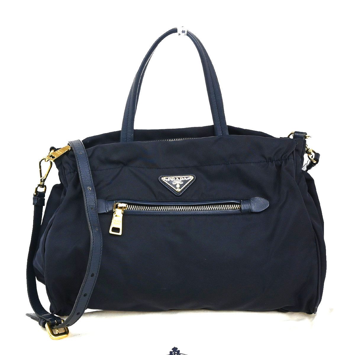 Prada Prada Zip Convertible Shopping Tote Size ONE SIZE - 1 Thumbnail