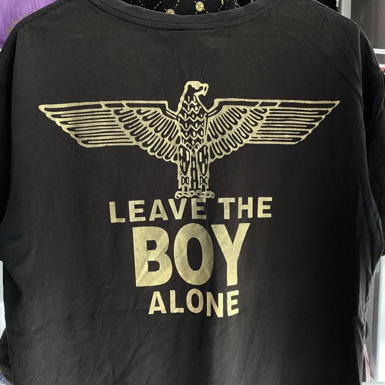 Boy London Boy London Snakeskin Spellout Eagle Logo T-Shirt Black Size US L / EU 52-54 / 3 - 7 Thumbnail