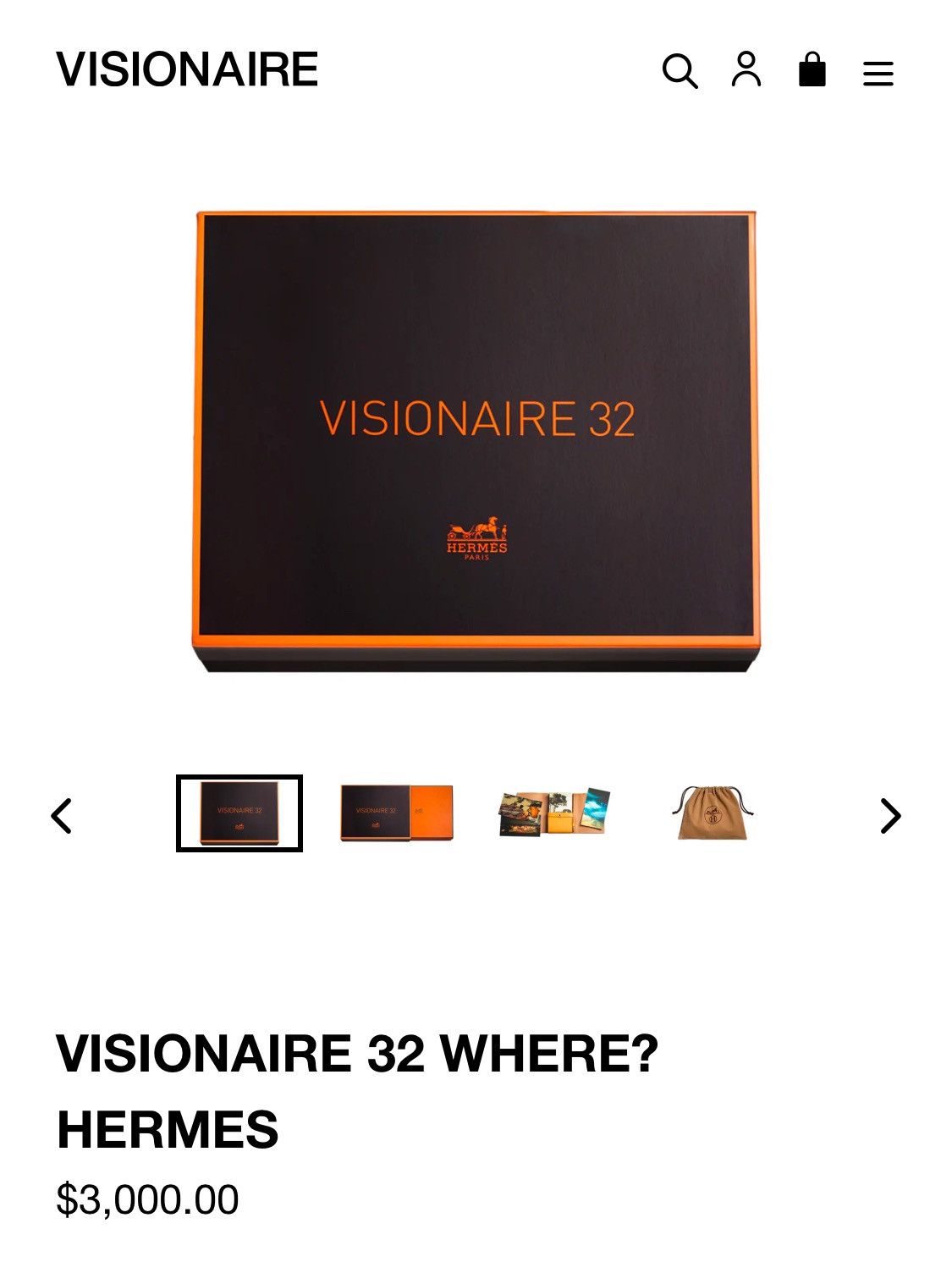 Hermes Visionaire 32 WHERE? Size ONE SIZE - 10 Thumbnail