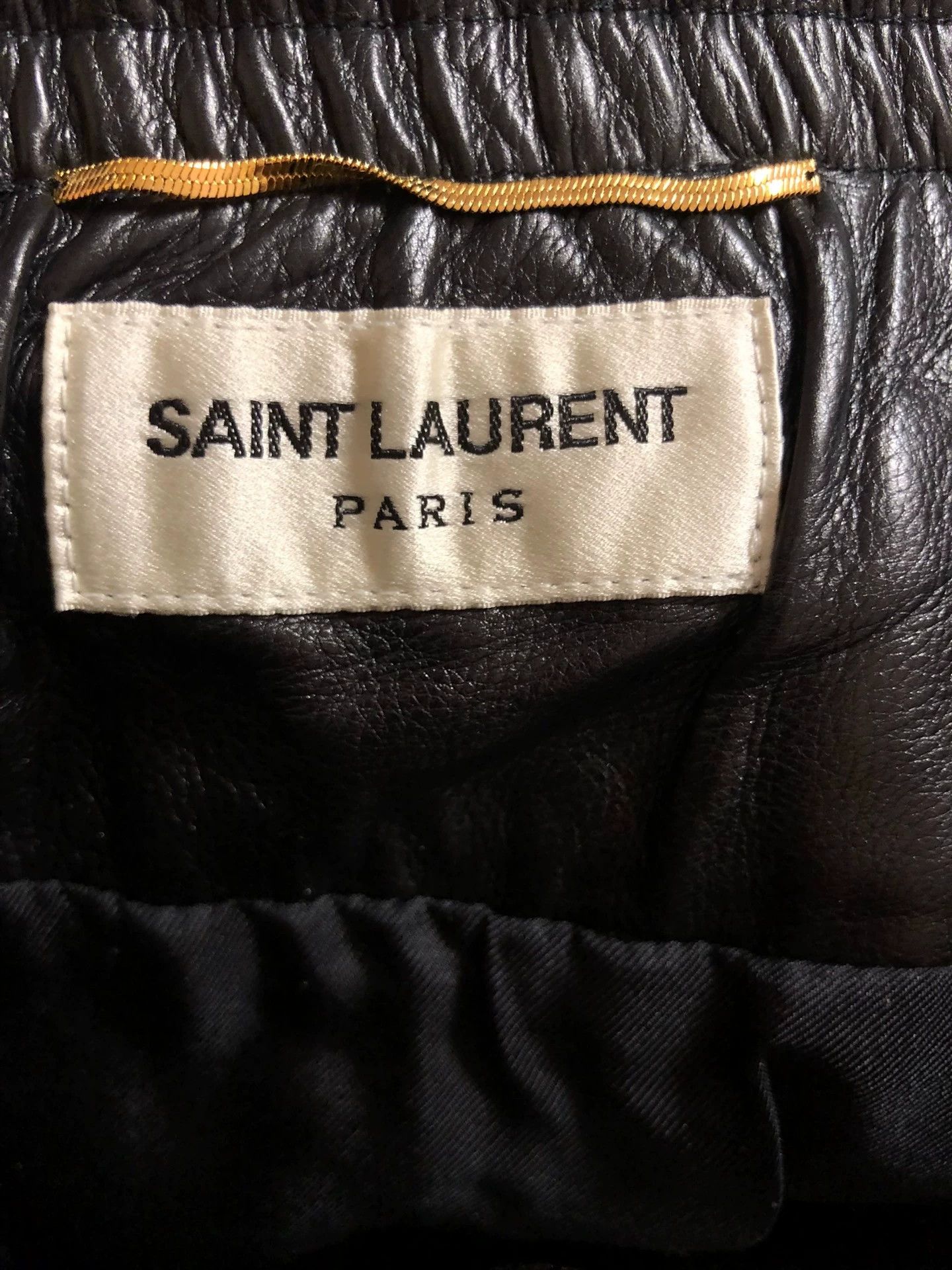 Saint Laurent Paris Saint Laurent Leather Skirt (SLP) - YSL Lambskin Mini Skirt Size 28" / US 6 / IT 42 - 6 Thumbnail