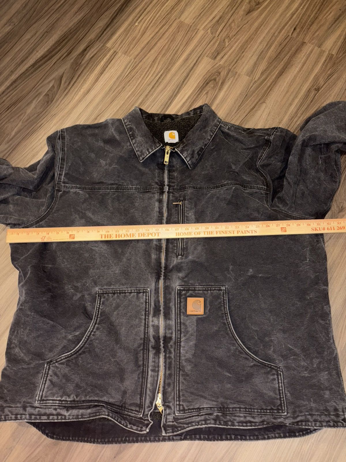Carhartt Carhartt Work Jacket Full Zip sherpa lined C61 3XL Size US XXL / EU 58 / 5 - 11 Thumbnail