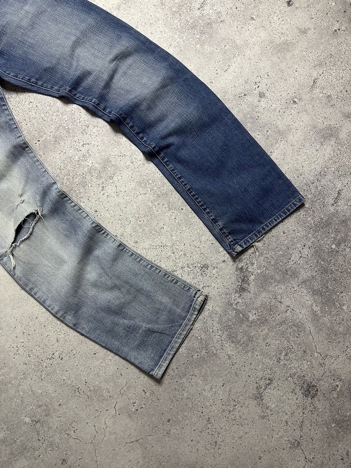Dolce & Gabbana VTG Rare Y2K Dolce & Gabbana Two Color Distressed Pants Size US 30 / EU 46 - 13 Thumbnail