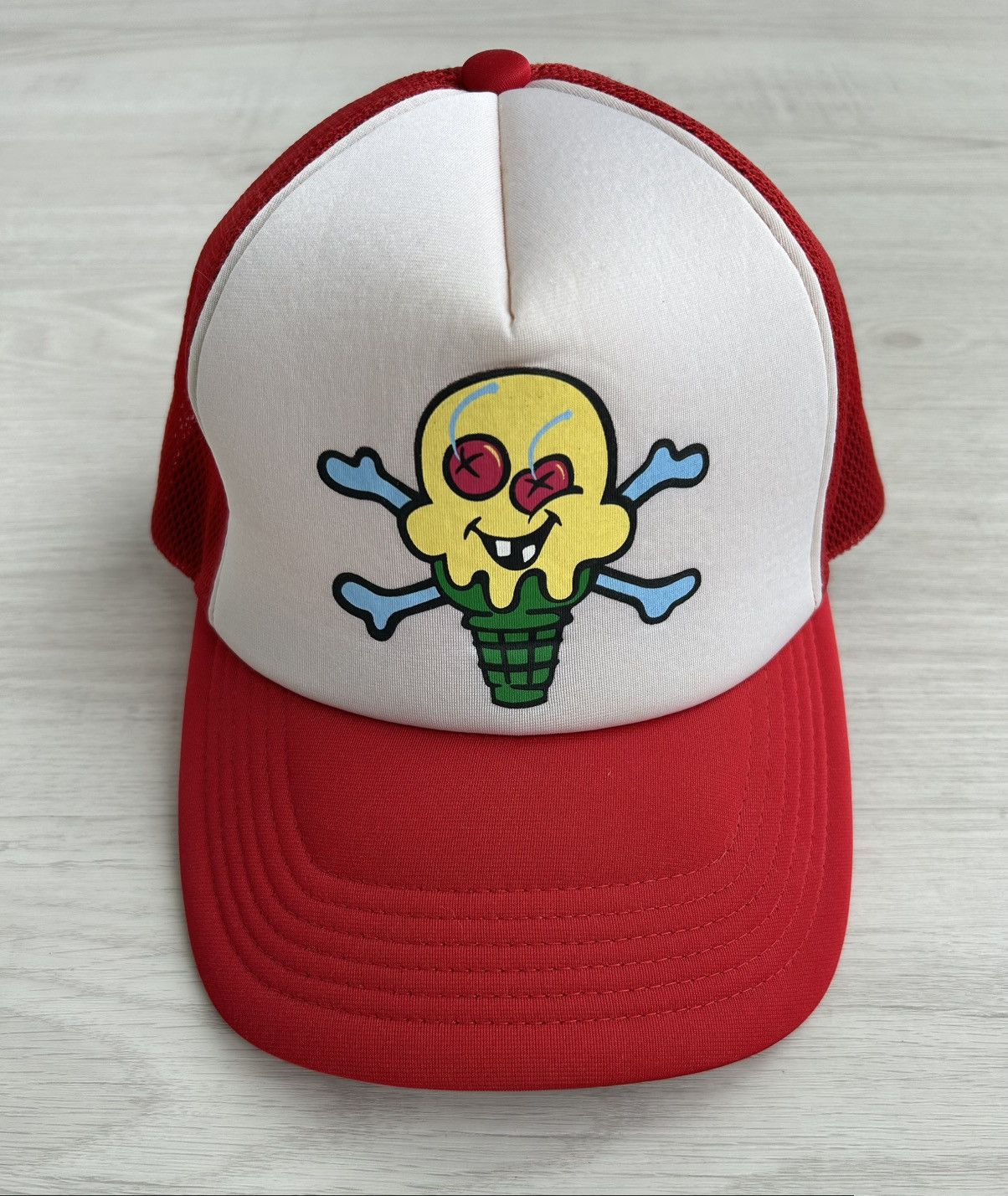 Icecream RARE OG 2006 BBC/ICE CREAM CONES & BONES TRUCKER HAT Size ONE SIZE - 1 Thumbnail