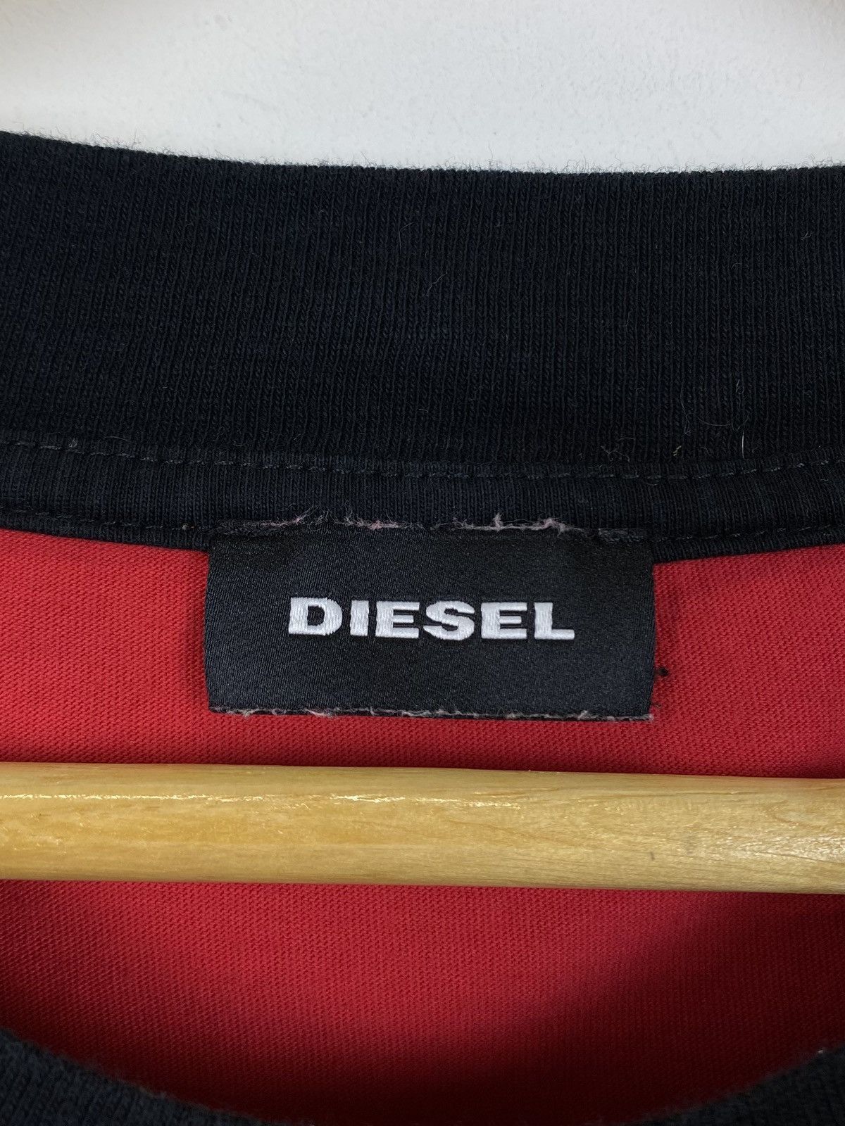Diesel Diesel Big Logo Y2K T-Shirt Oversized Baggy Size XXL Red Top Size US XXL / EU 58 / 5 - 3 Thumbnail