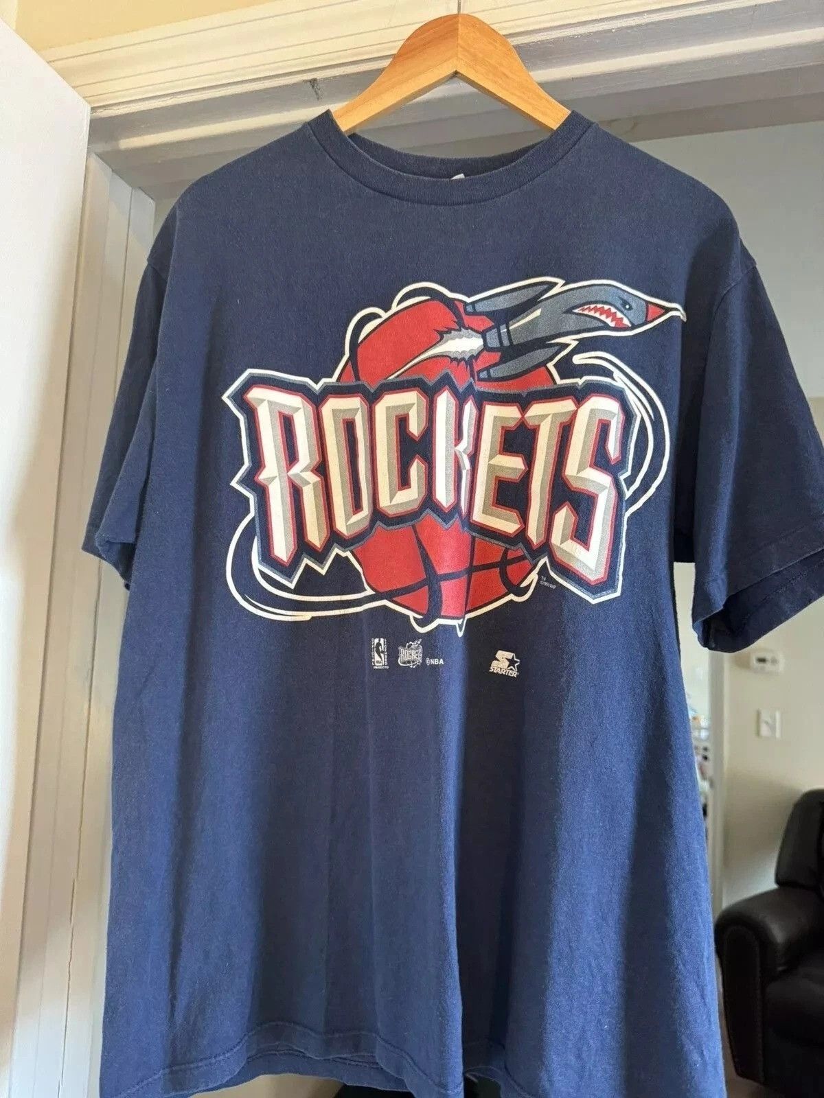 Other Houston Rockets Starter 90s Retro style Navy shirt Size M / US 6-8 / IT 42-44 - 2 Thumbnail