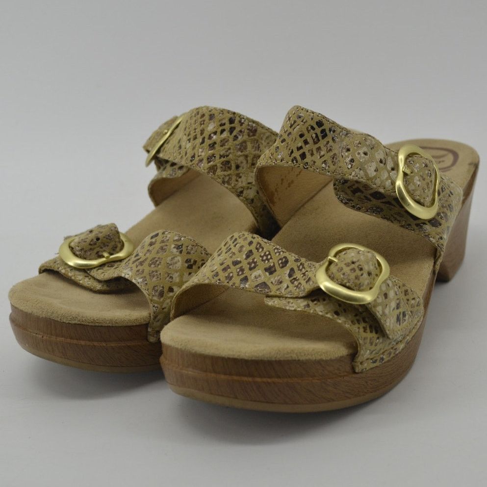 Dansko Dansko Sophie Snake Print Sandals Size 38 Sz 7.5 - 8 Chunky Size US 7.5 / IT 37.5 - 13 Thumbnail