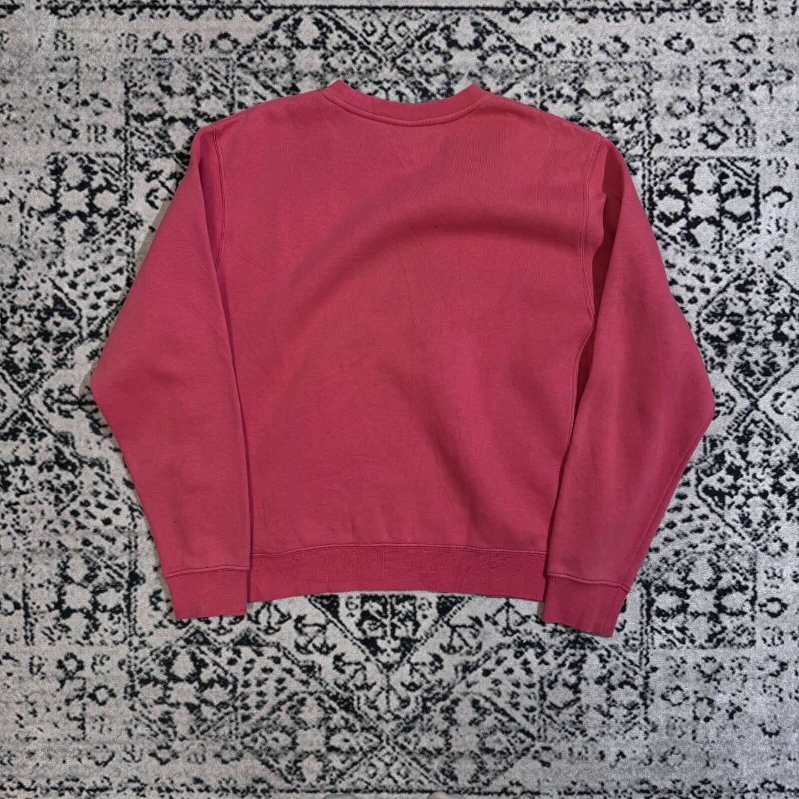 Nike × Vintage Vintage Nike Unisex Pink Cotton Sweatshirt Size M Size US M / EU 48-50 / 2 - 10 Thumbnail