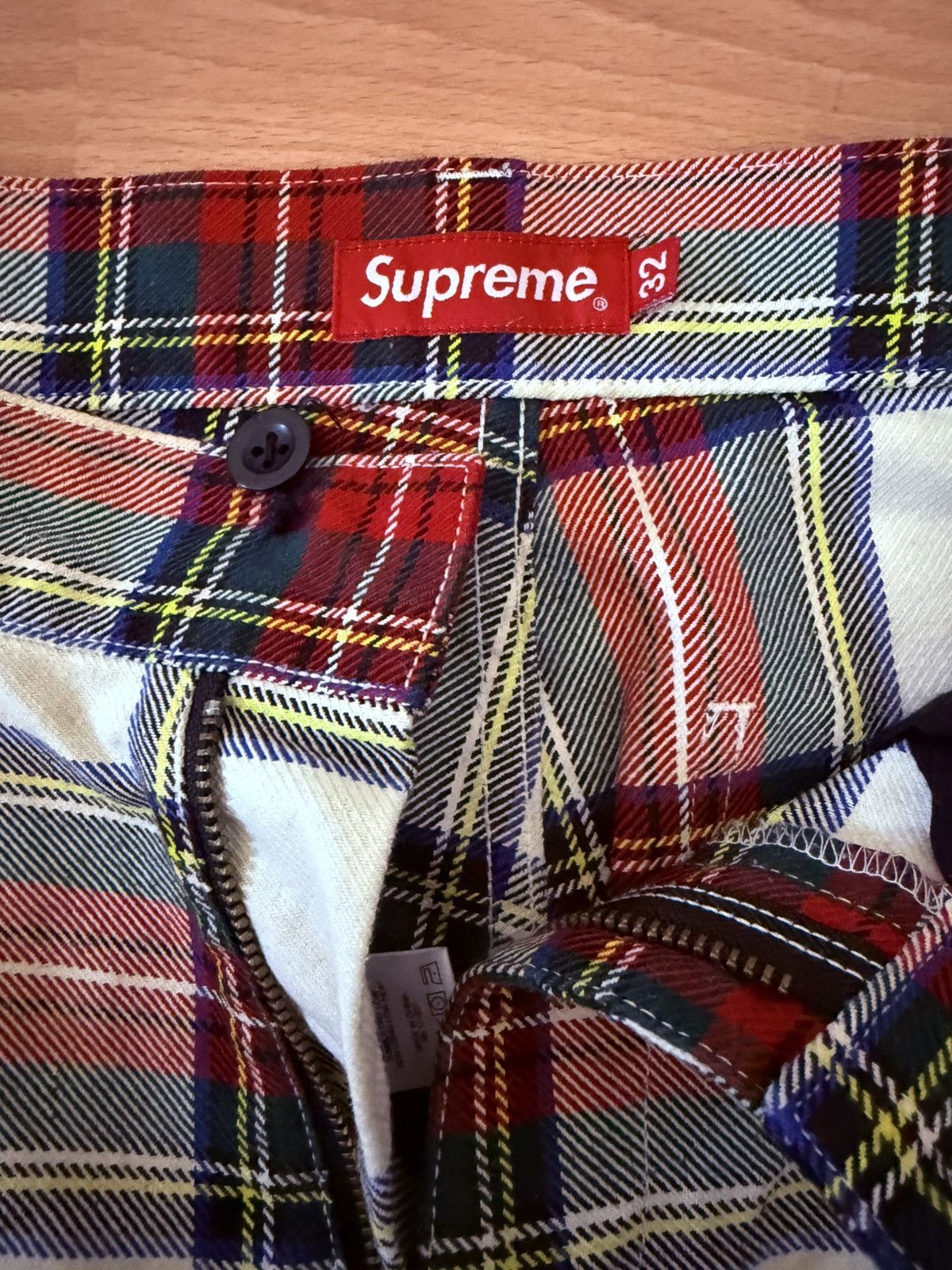 Supreme Supreme Cargo Flight Pants Size 32 Tartan Plaid SS14 Size US 32 / EU 48 - 11 Thumbnail