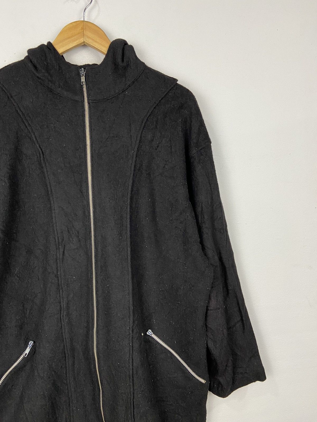 Other Yohji Yamamoto Signature Hooded Fullzip Longcoat Overcoats Size US M / EU 48-50 / 2 - 3 Thumbnail