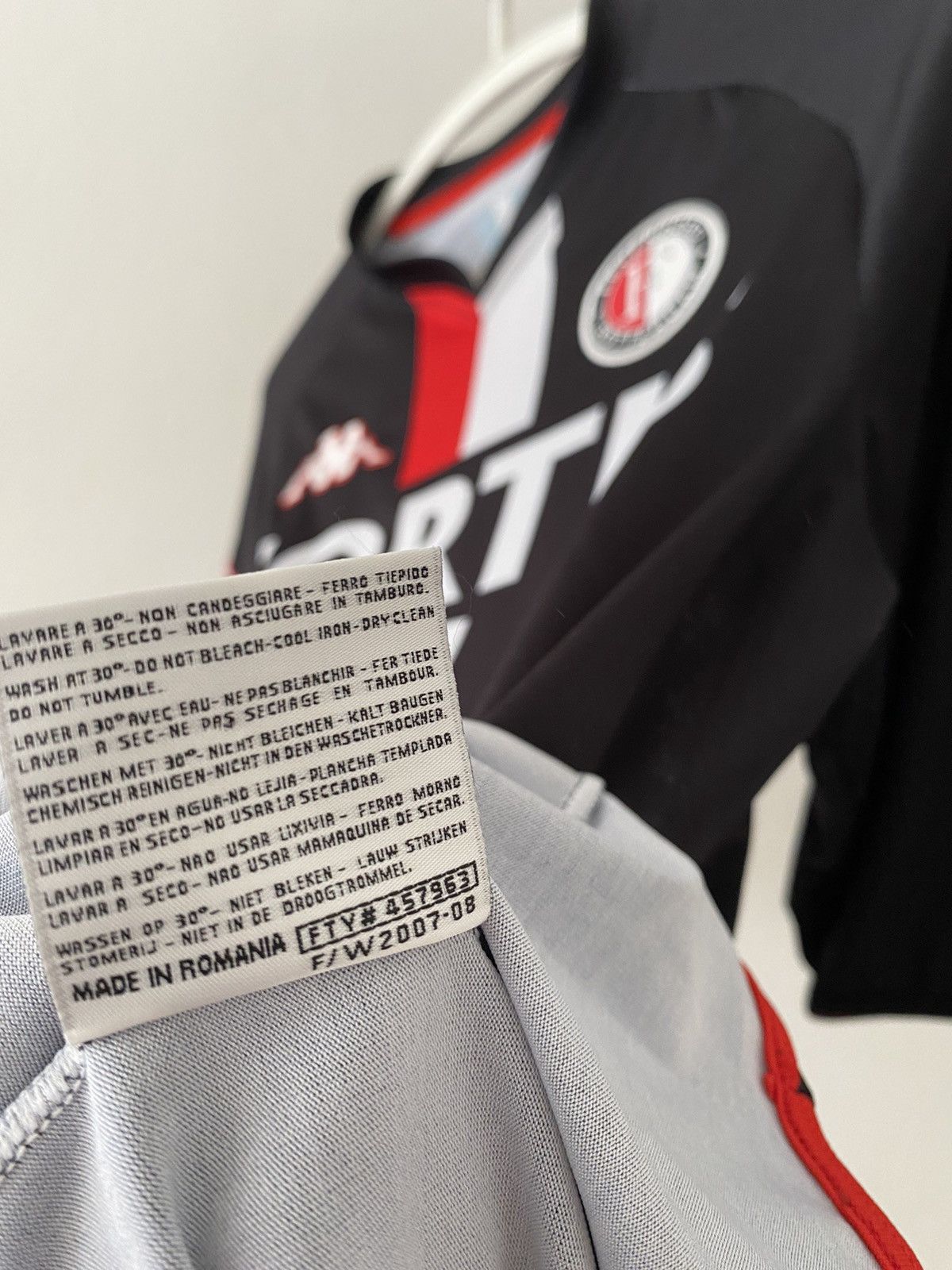Kappa × Vintage JERSEY FEYENOORD 2007-2008 VINTAGE RARE [XL] Size US XL / EU 56 / 4 - 7 Thumbnail