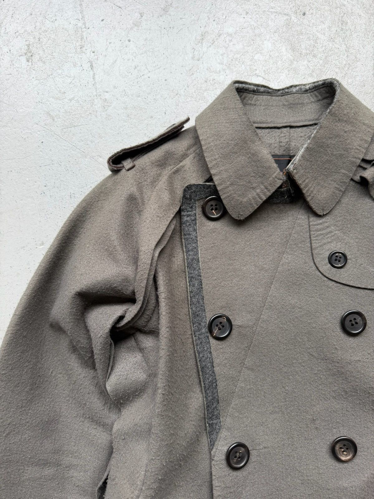 Undercover Undercover AW05 Arts & Crafts Wool Army Green Peacoat Size US S / EU 44-46 / 1 - 3 Thumbnail
