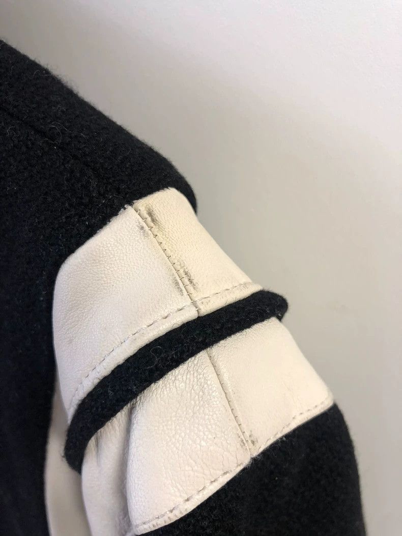 Saint Laurent Paris Saint Laurent Paris Black and white baseball jacket-2506 Size US M / EU 48-50 / 2 - 4 Thumbnail