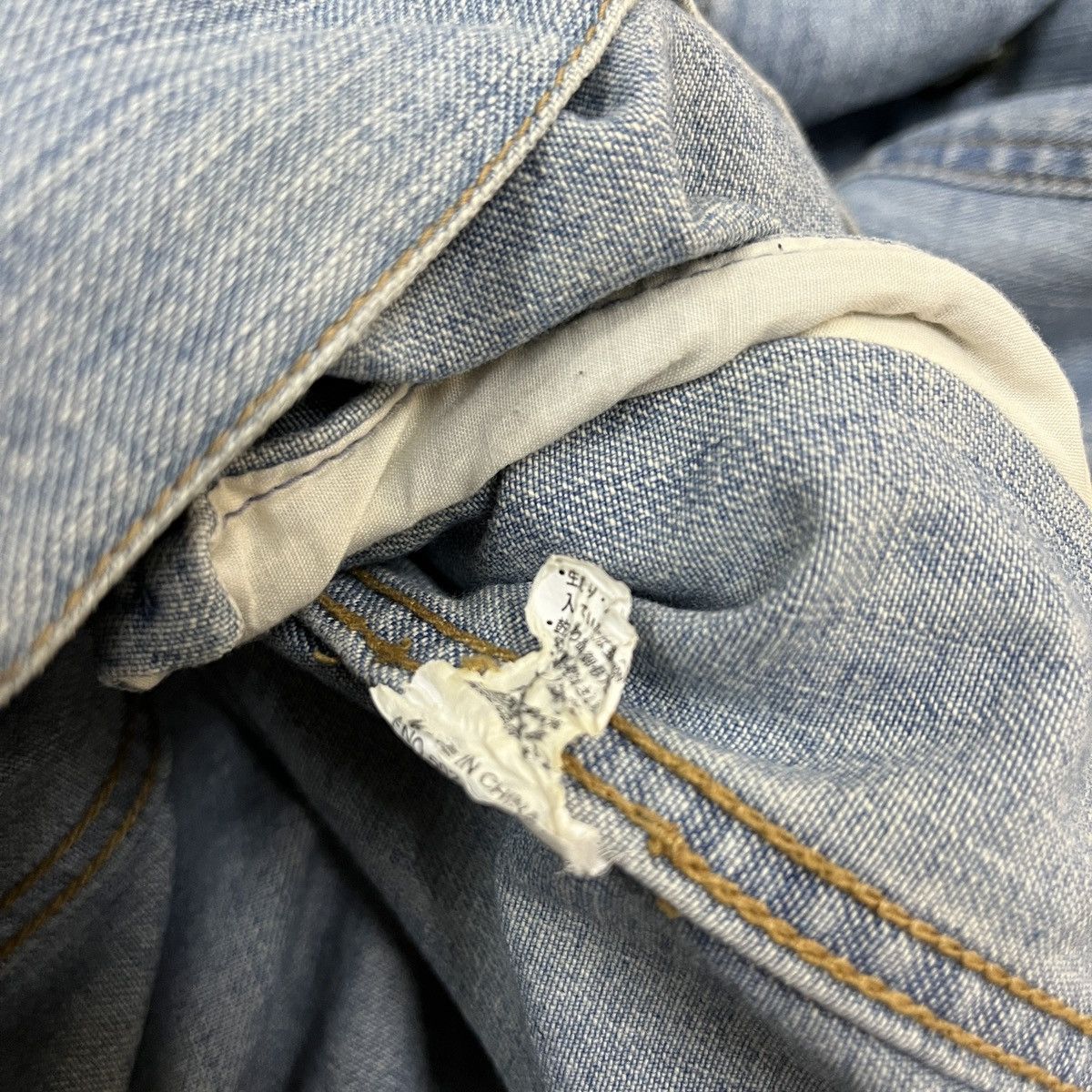 Japanese Brand Union Made Denim Blue Trucker Jacket with Patch Size US L / EU 52-54 / 3 - 9 Thumbnail